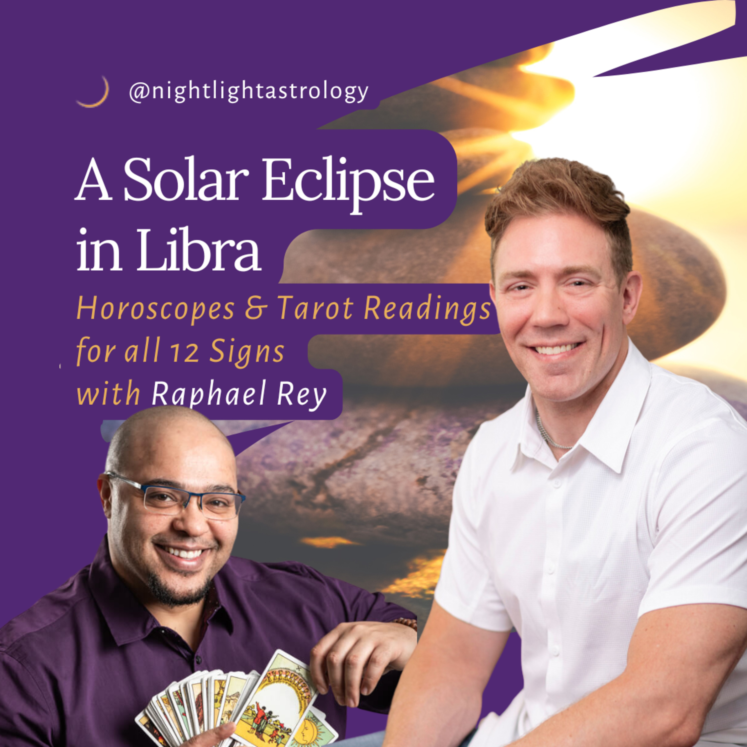 A Solar Eclipse in Libra - Horoscopes & Tarot Readings for all 12 Signs with Raphael Rey episode artwork