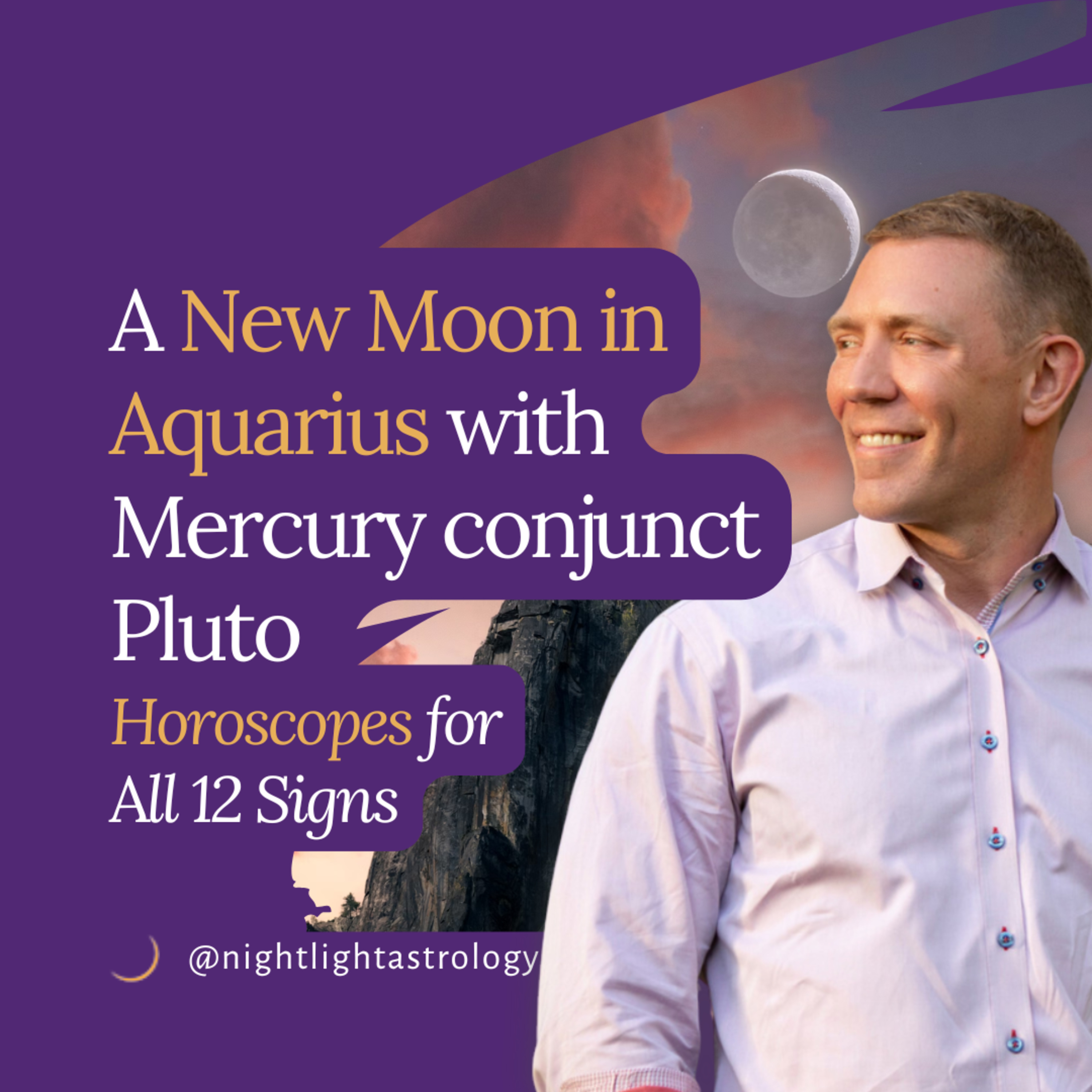A New Moon in Aquarius with Mercury conjunct Pluto - Horoscopes for All 12 Signs episode artwork