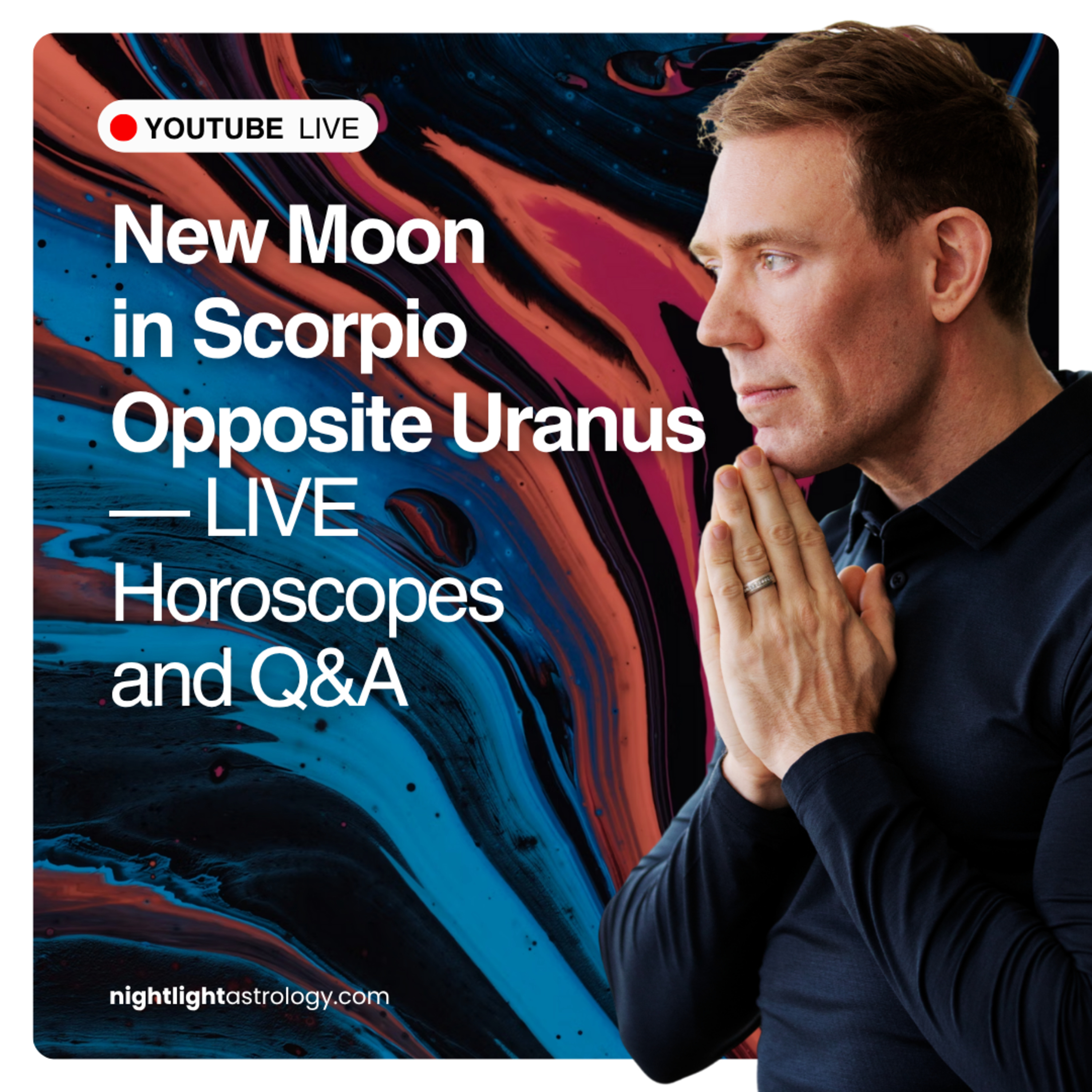 New Moon in Scorpio Opposite Uranus - LIVE Horoscopes and Q&A