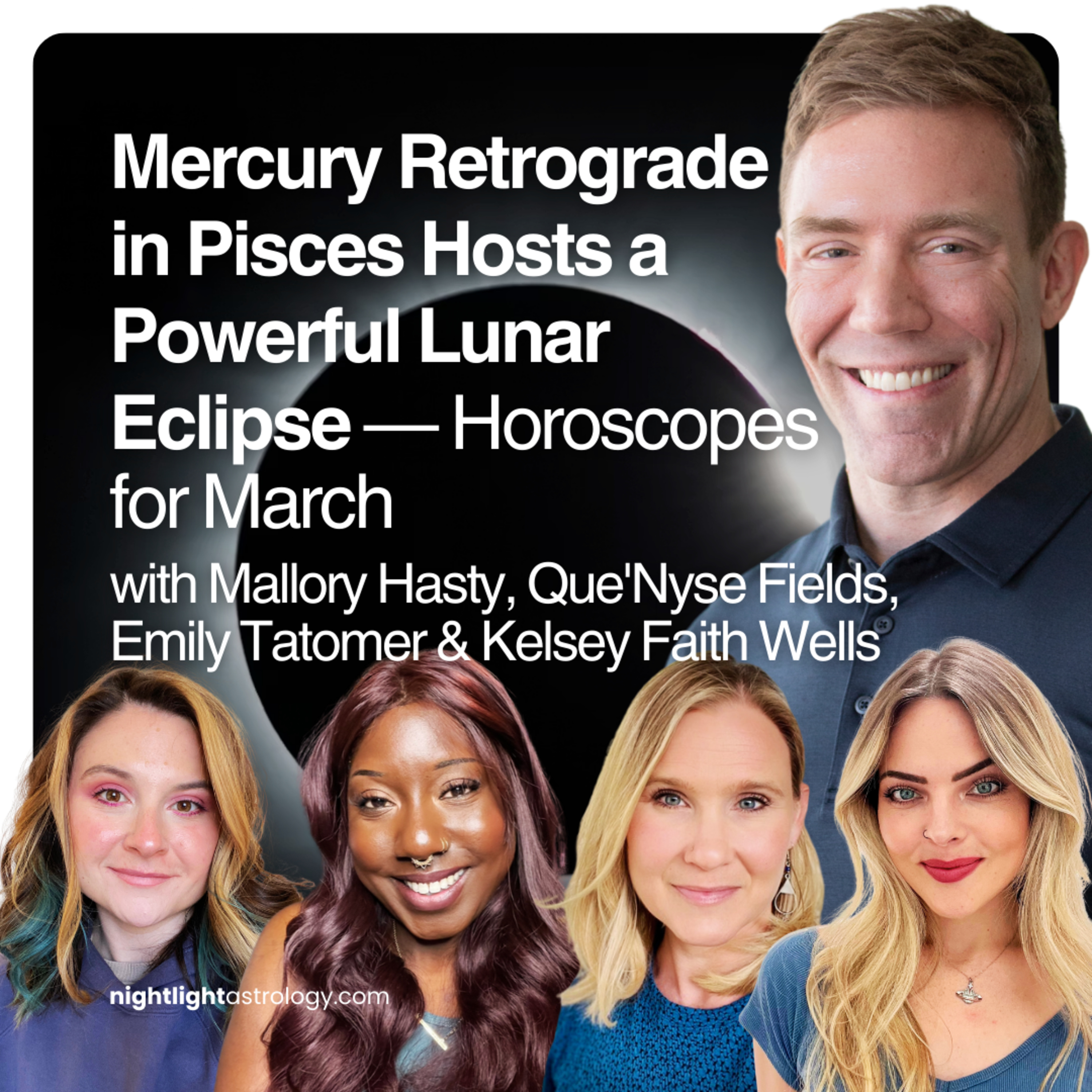 Mercury Retrograde in Pisces Hosts a Powerful Lunar Eclipse — Horoscopes for March