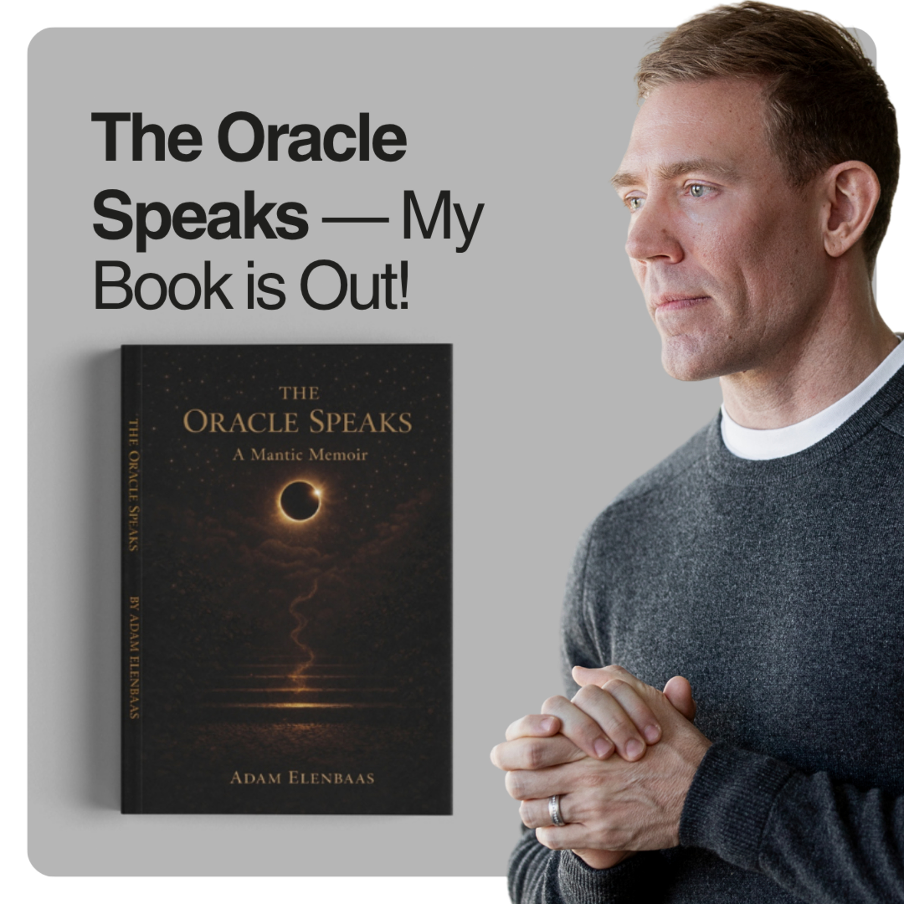 The Oracle Speaks — My Book is Out!