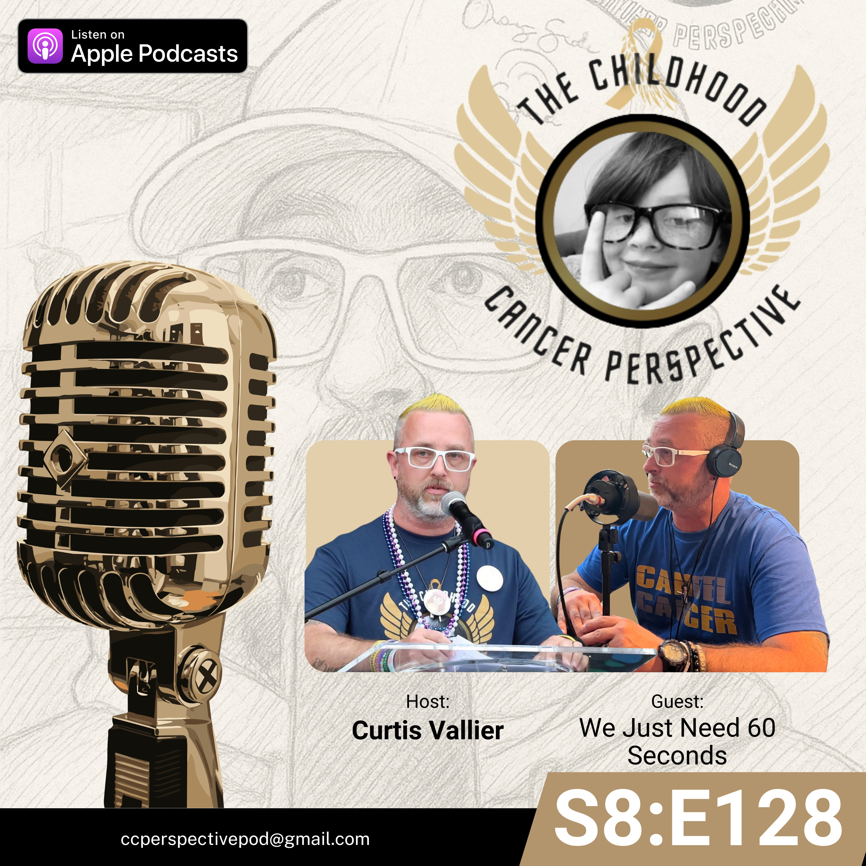 S8:E128 We Just Need 60 Seconds of Your Time episode artwork