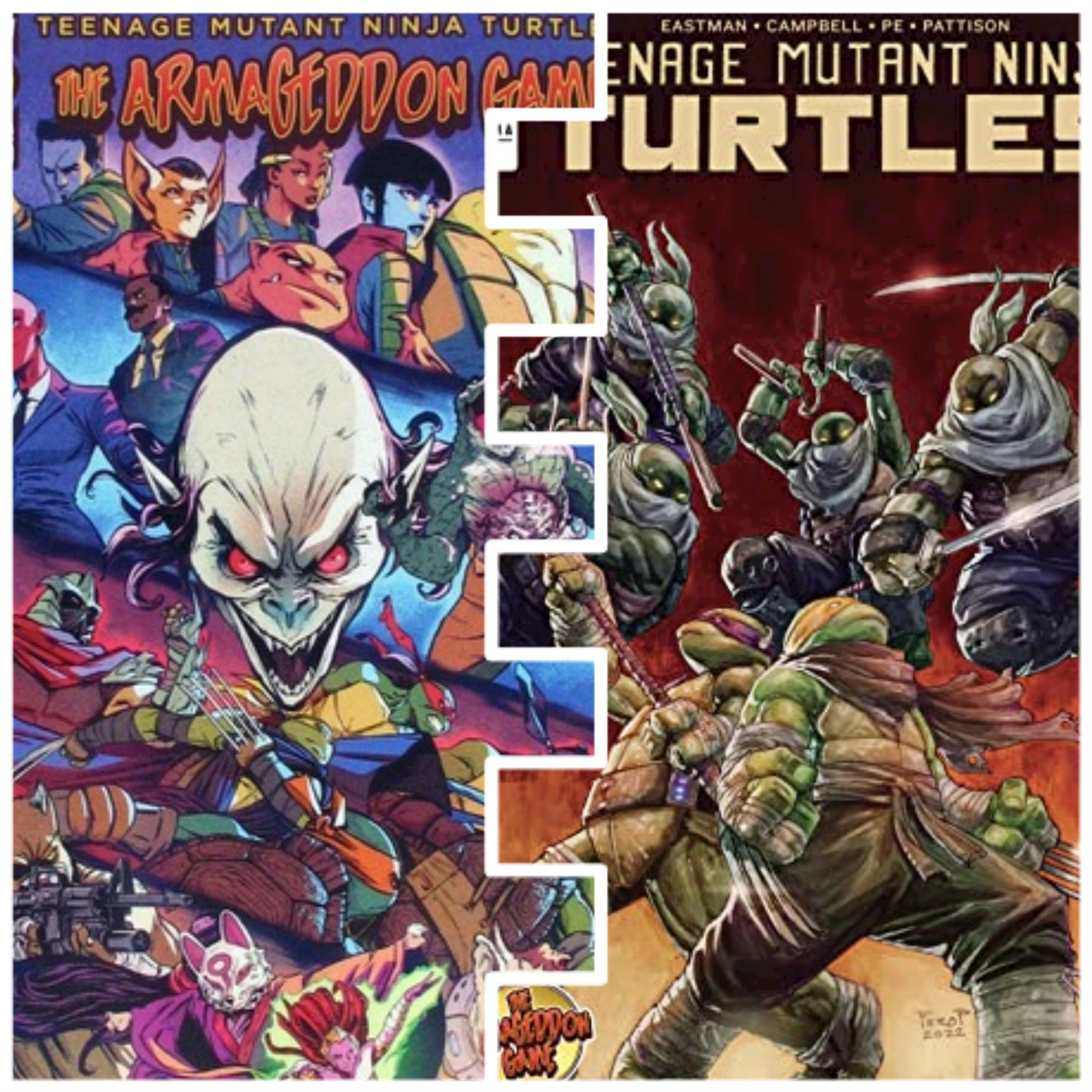 The Armageddon Game 1 & TMNT 133