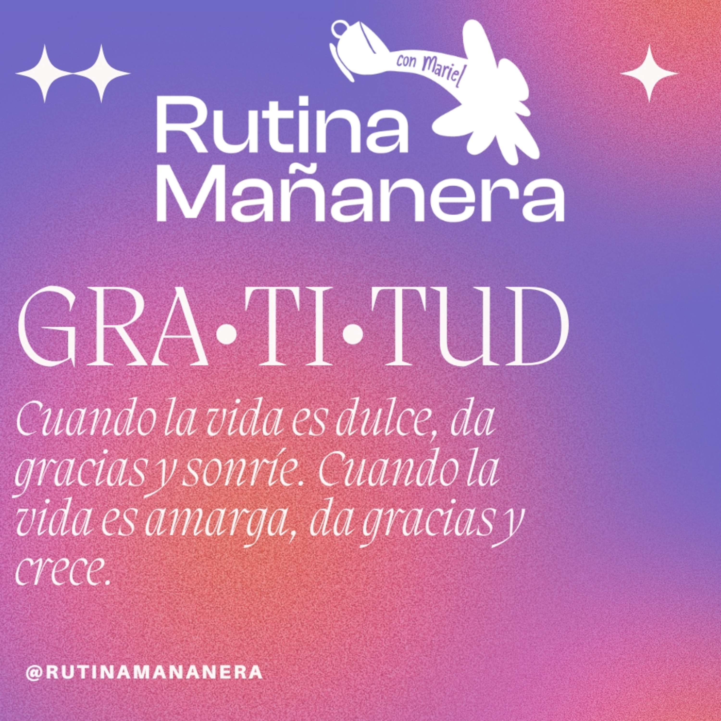 Rutina Mañanera con Mariel Cabrera