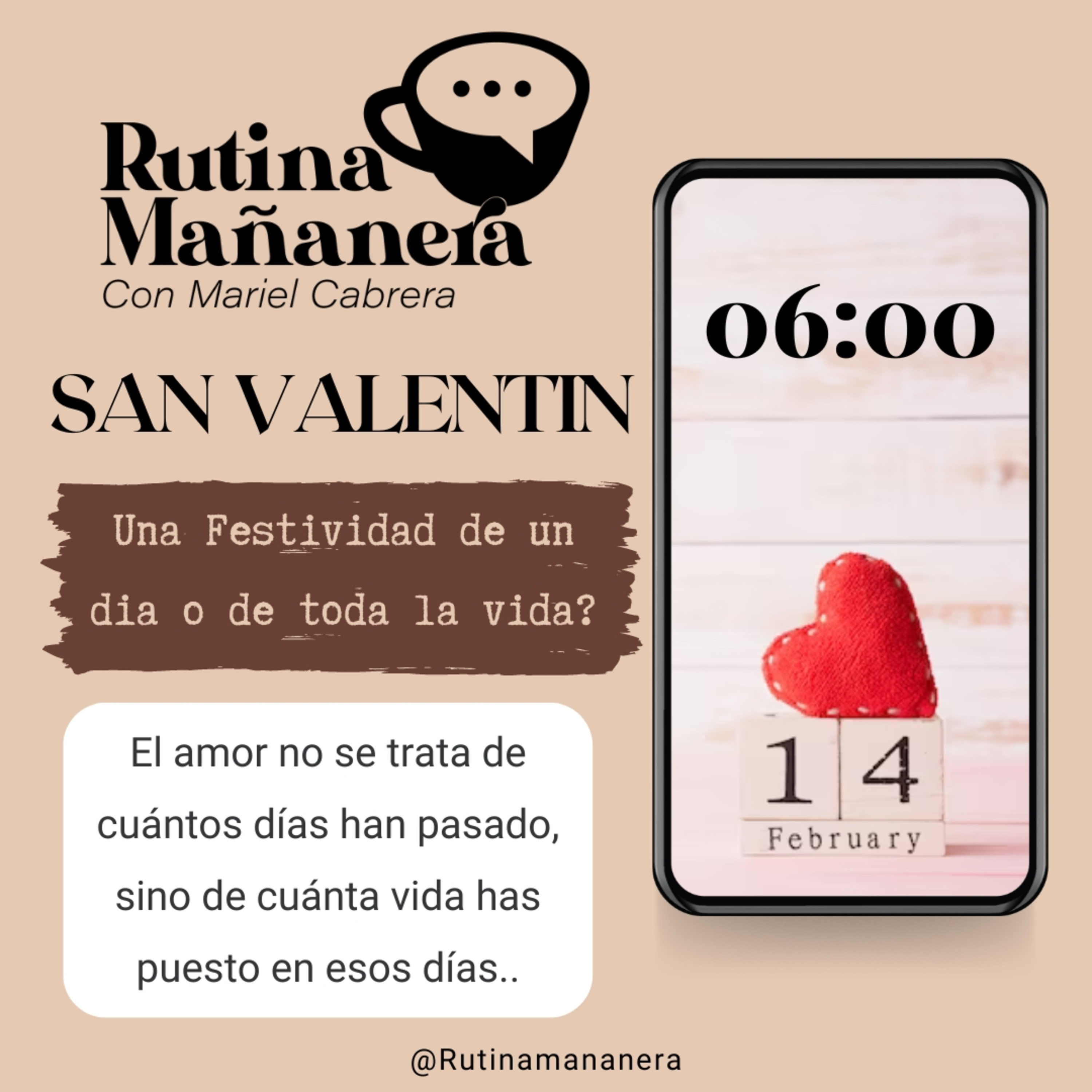 Rutina Mañanera con Mariel Cabrera