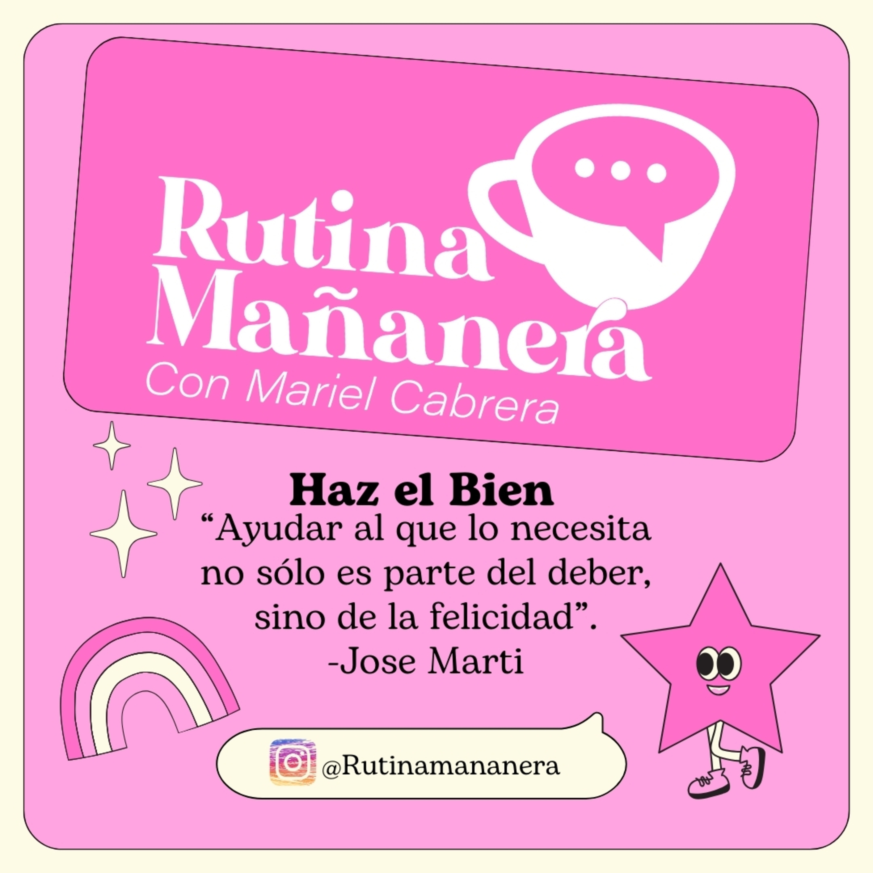 Rutina Mañanera con Mariel Cabrera