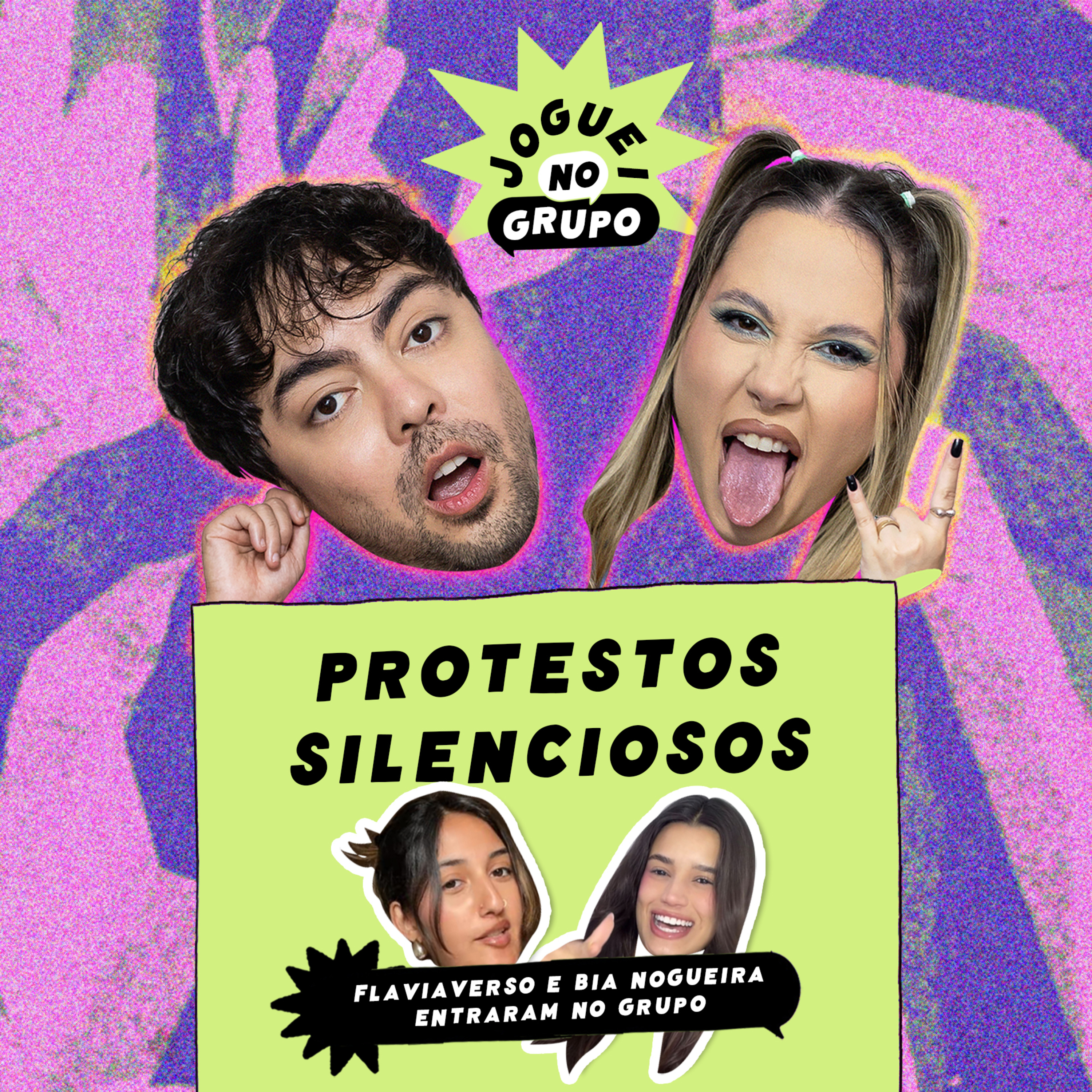 #130 - Protestos Silenciosos com FlaviaVerso e Bia Nogueira – Joguei no Grupo episode artwork