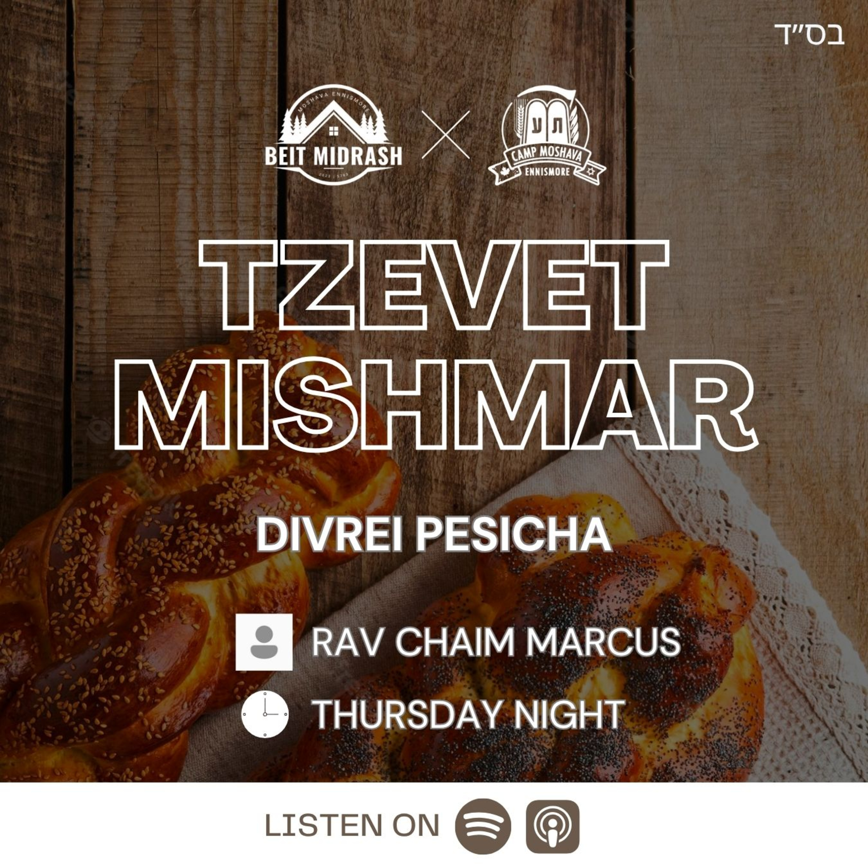 Divrei Pesicha #7 - Rav Chaim Marcus
