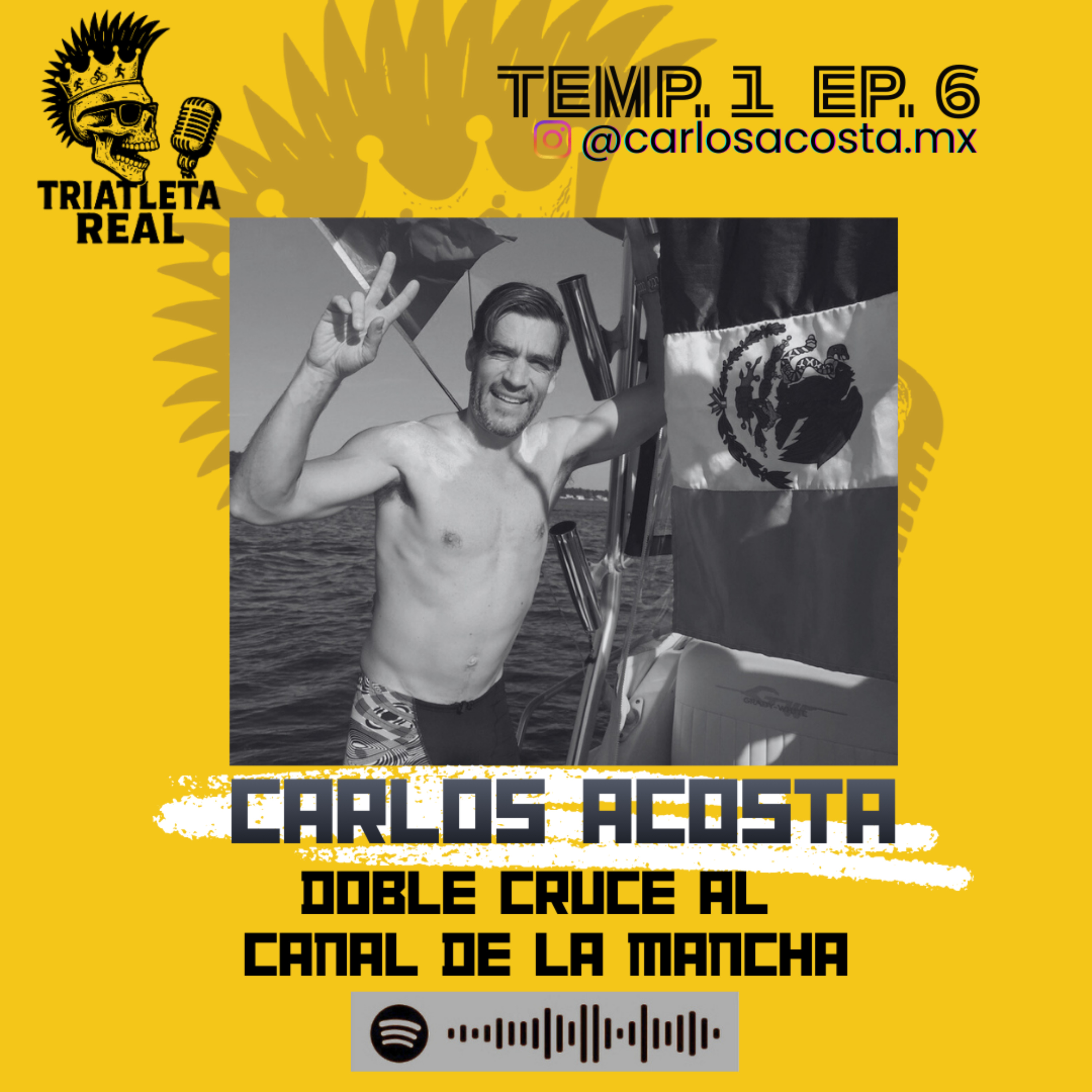 6. Carlos Acosta; doble cruce al canal de la mancha con causa  episode artwork