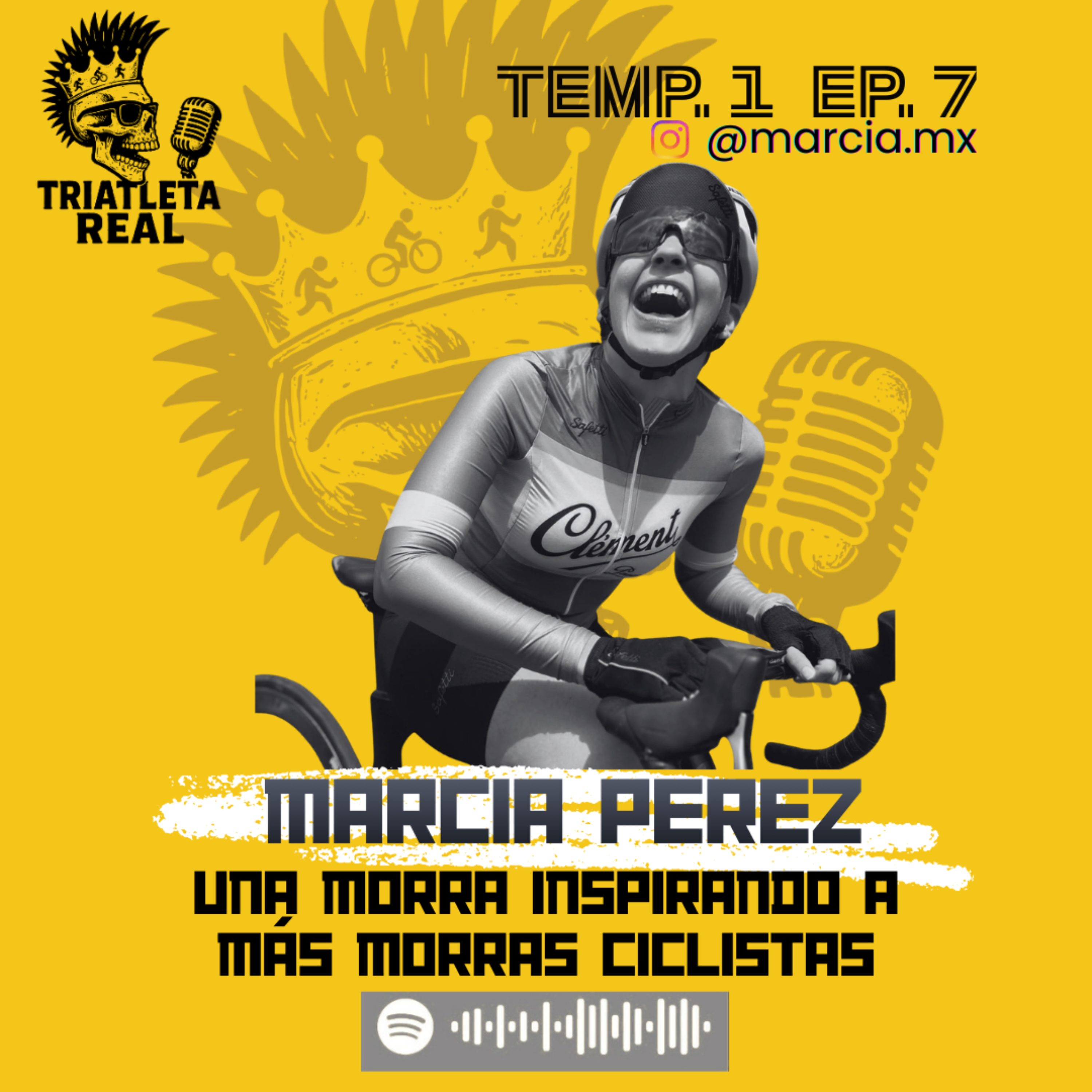 7. Marcia Pérez. Una morra ciclista inspirando a más morras ciclistas. episode artwork