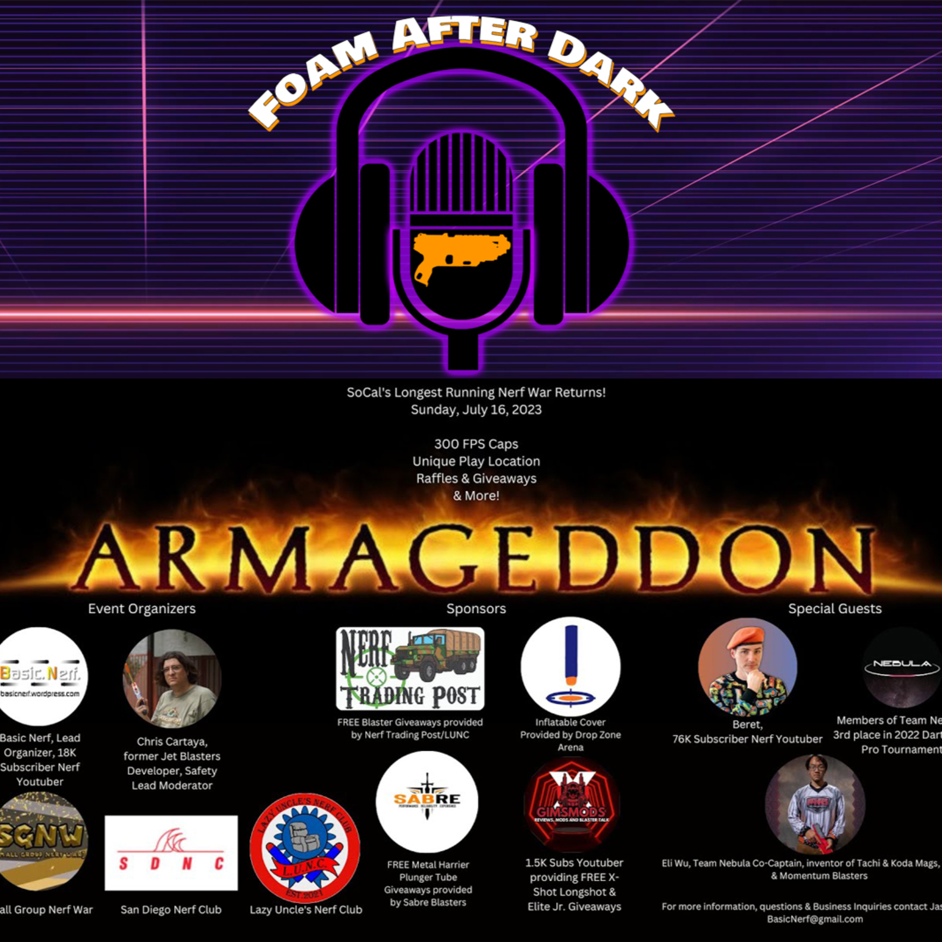 Nerf Armageddon 2023!!! - Foam After Dark Episode 6 episode artwork
