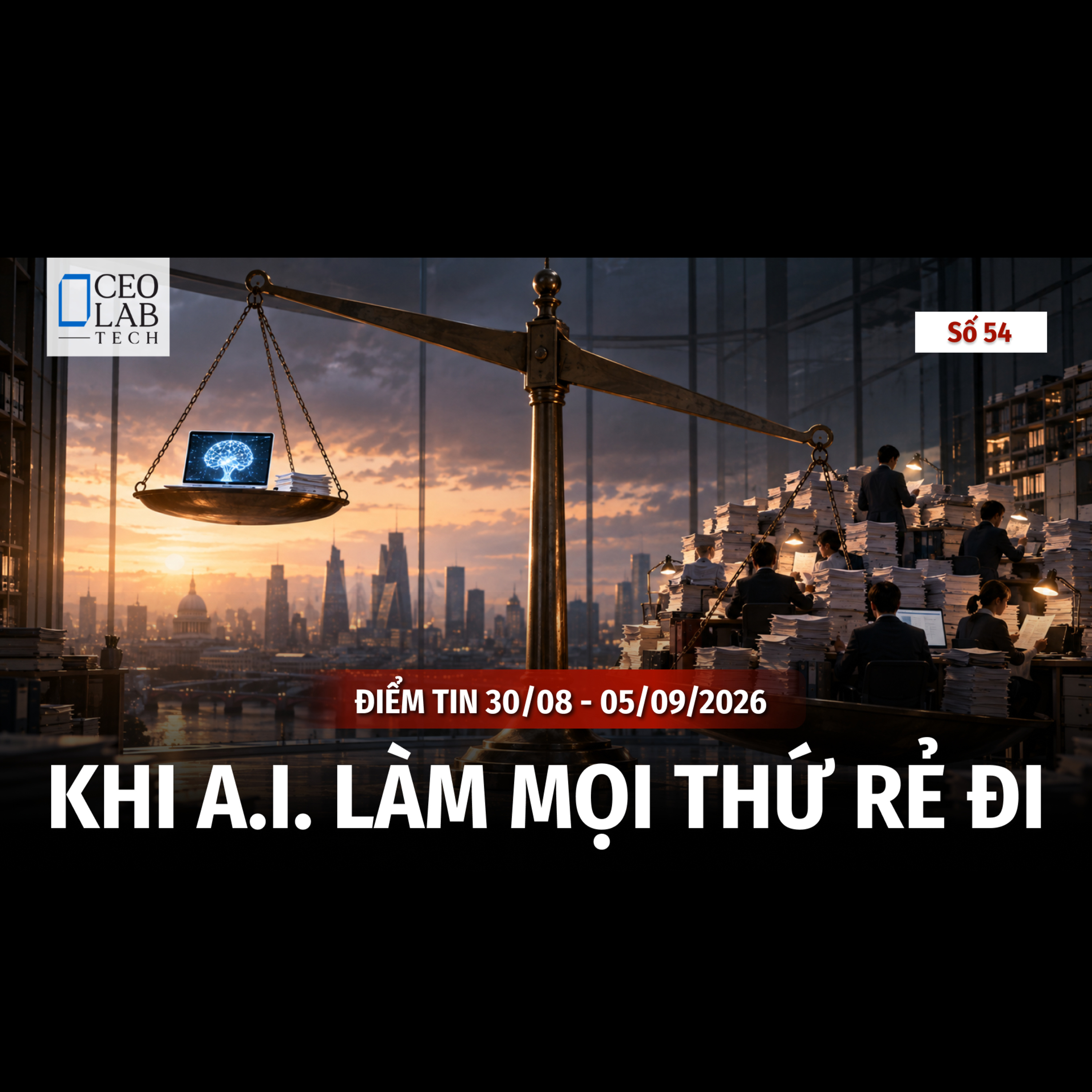 ĐIỂM TIN TUẦN #54: Khi AI làm mọi thứ rẻ đi