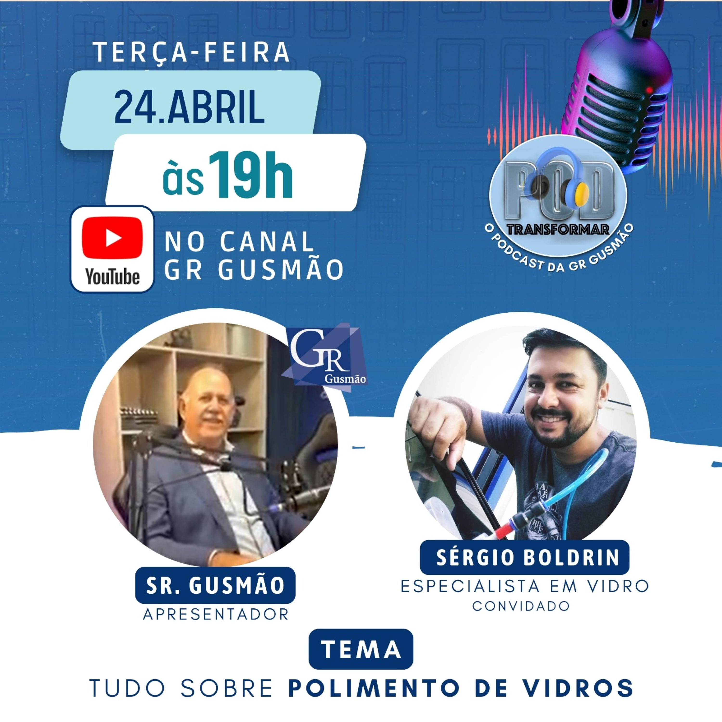 Tudo Sobre Polimento de Vidros | com Sérgio Boldrin | EP44 episode artwork