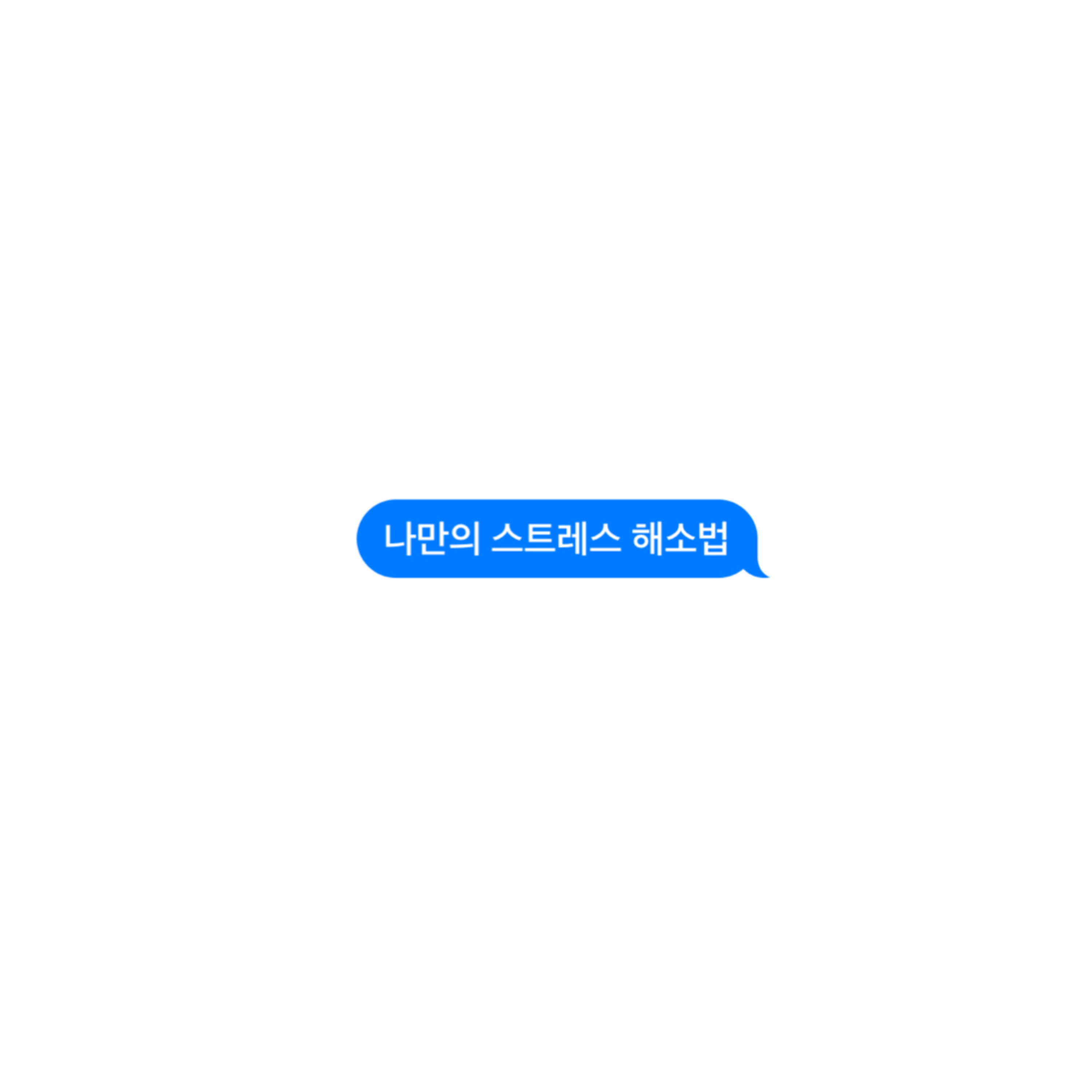 나만의 스트레스 해소법