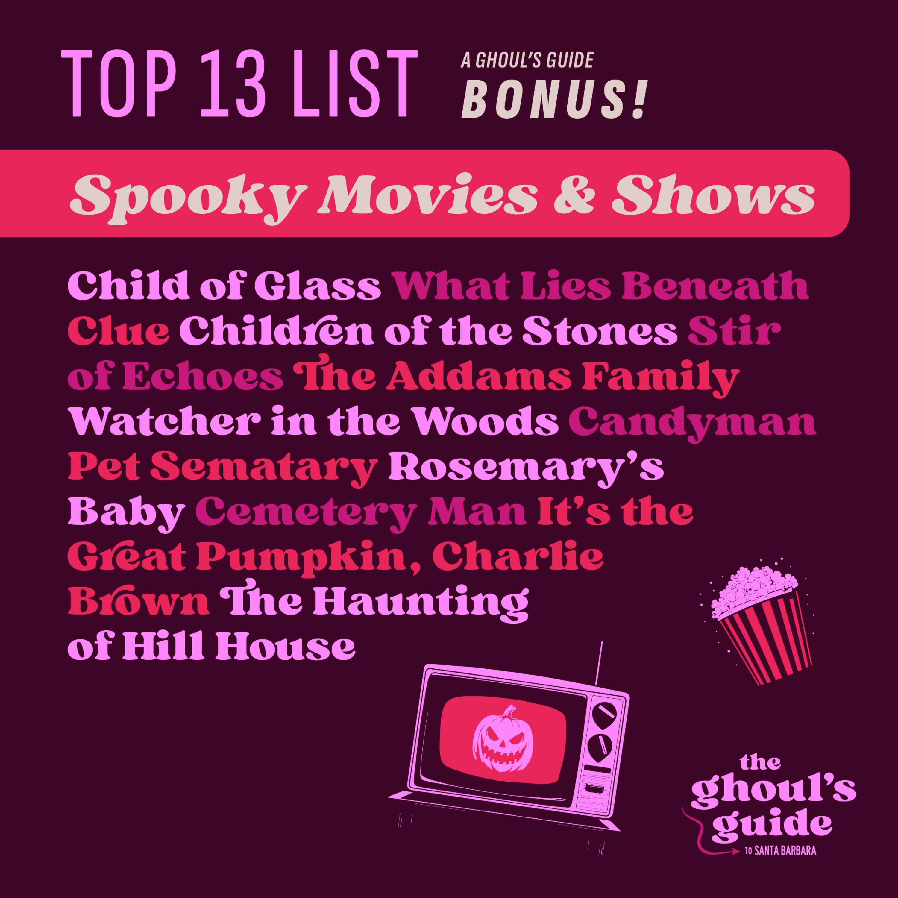 Top 13 List: Spooky Movies and Shows to Watch This Fall episode artwork