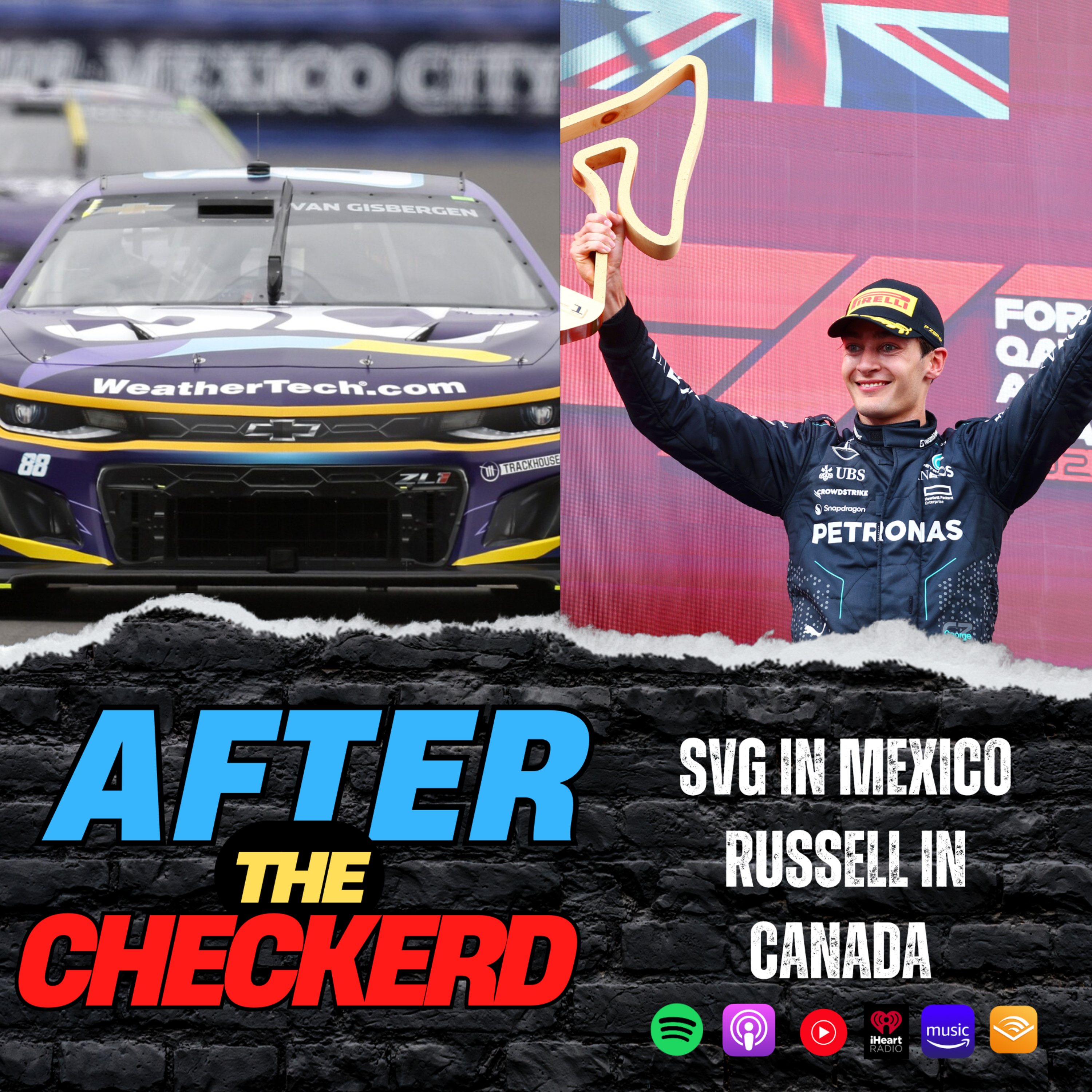 After the Checkerd : SVG Dominates in Mexico and Russell takes the win in Canada. episode artwork