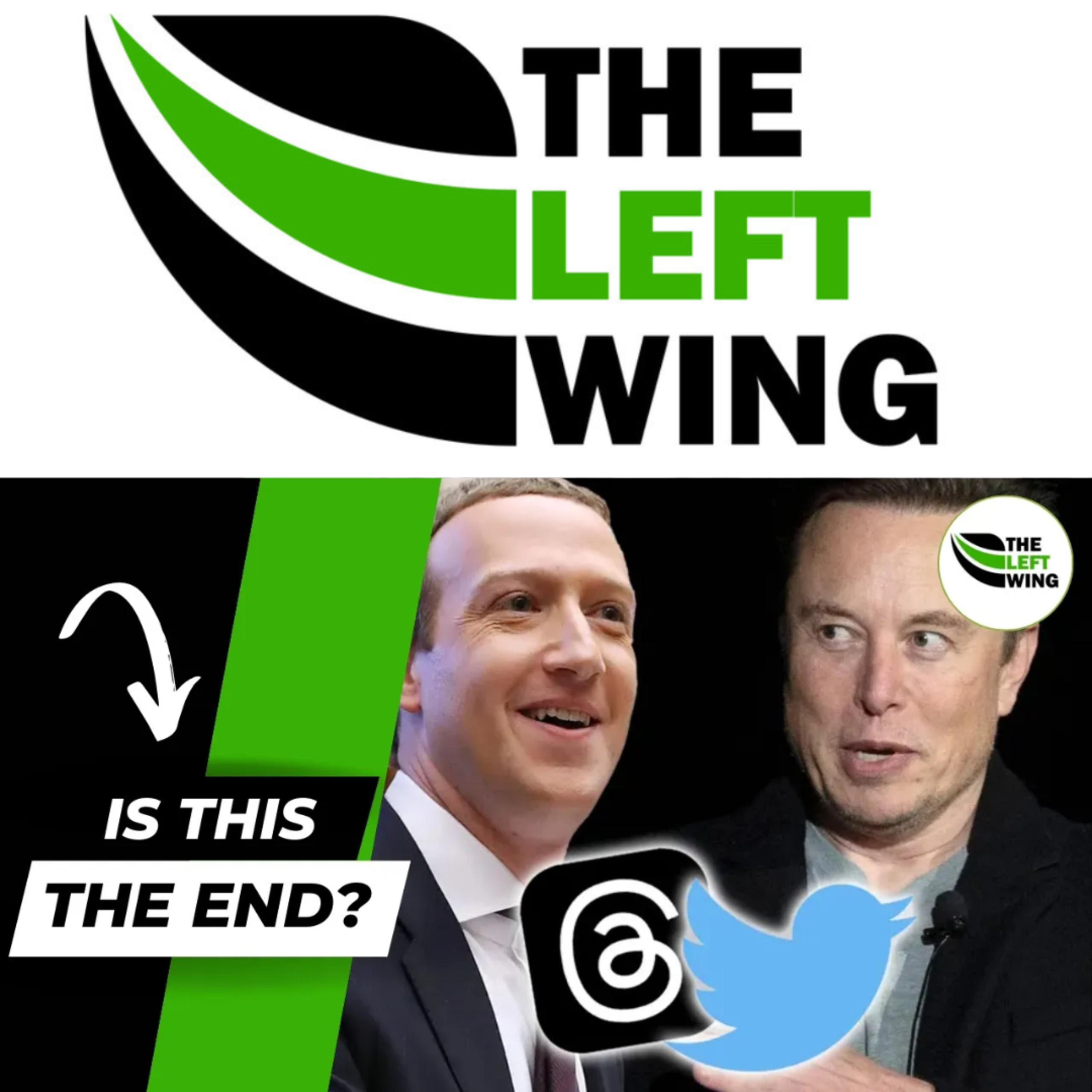 Has Elon Musk Officially Destroyed TWITTER? THREADS Gains 100 Million Users | The Left Wing 11.4 episode artwork