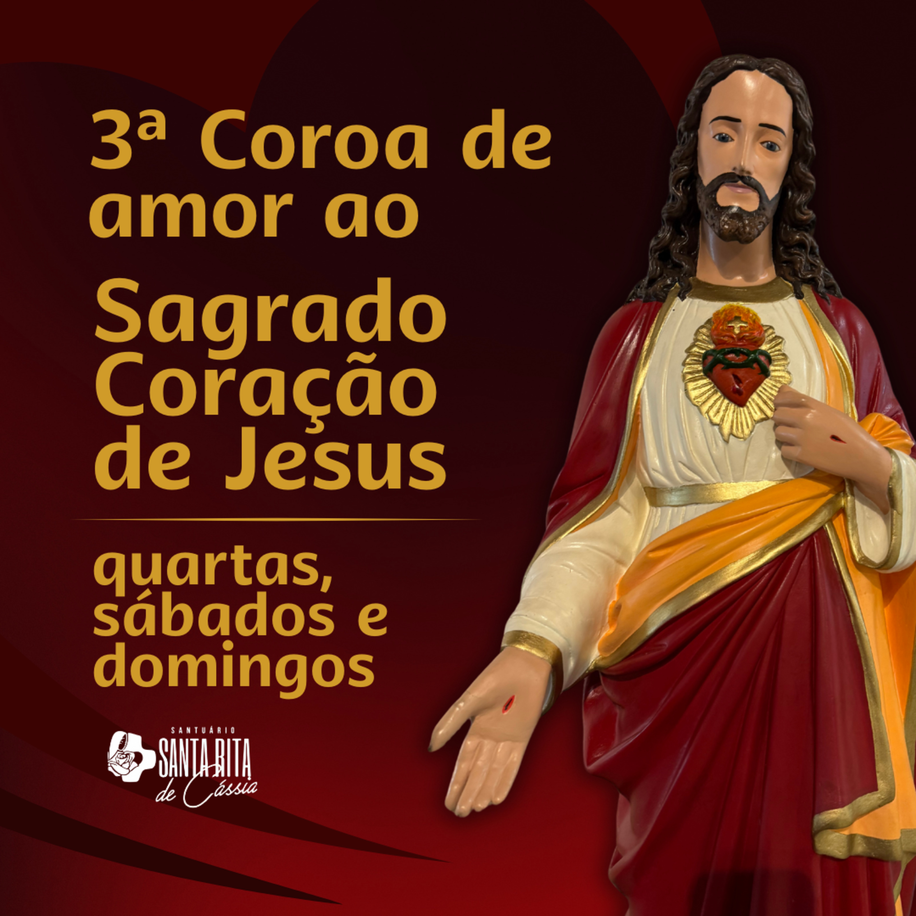 3ª Coroa de Amor ao Sagrado Coração de Jesus - quartas, sábados e domingos episode artwork