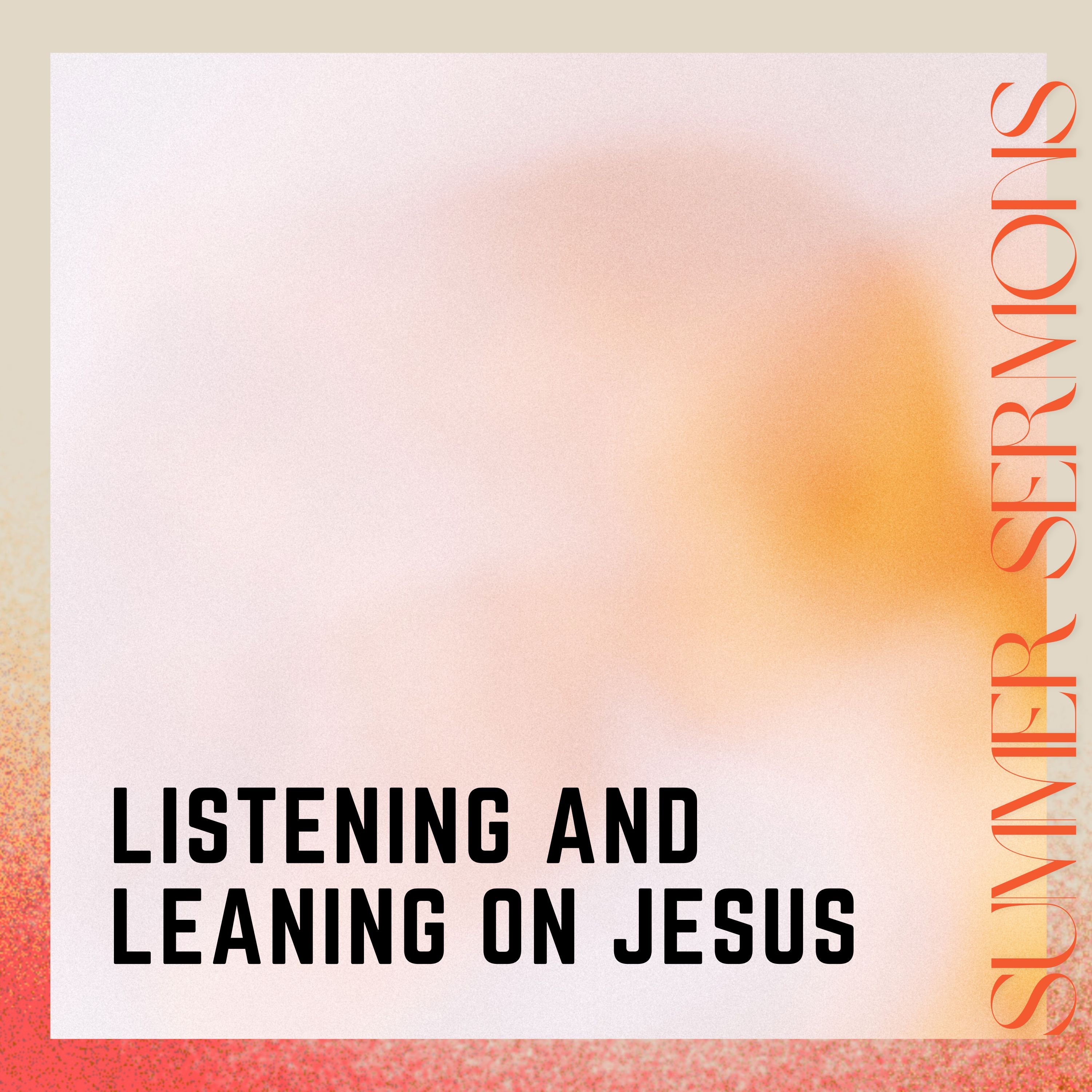 Listening and Leaning on Jesus / Matthew ⁠11:25⁠-30 episode artwork