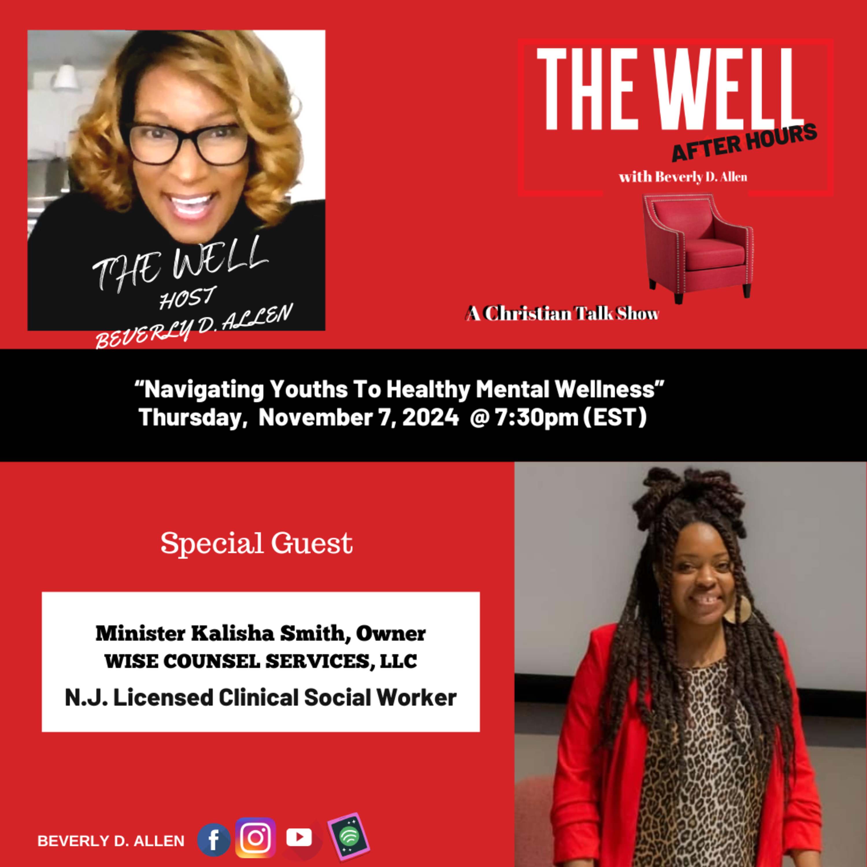The Well After Hours - Host Beverly D. Allen