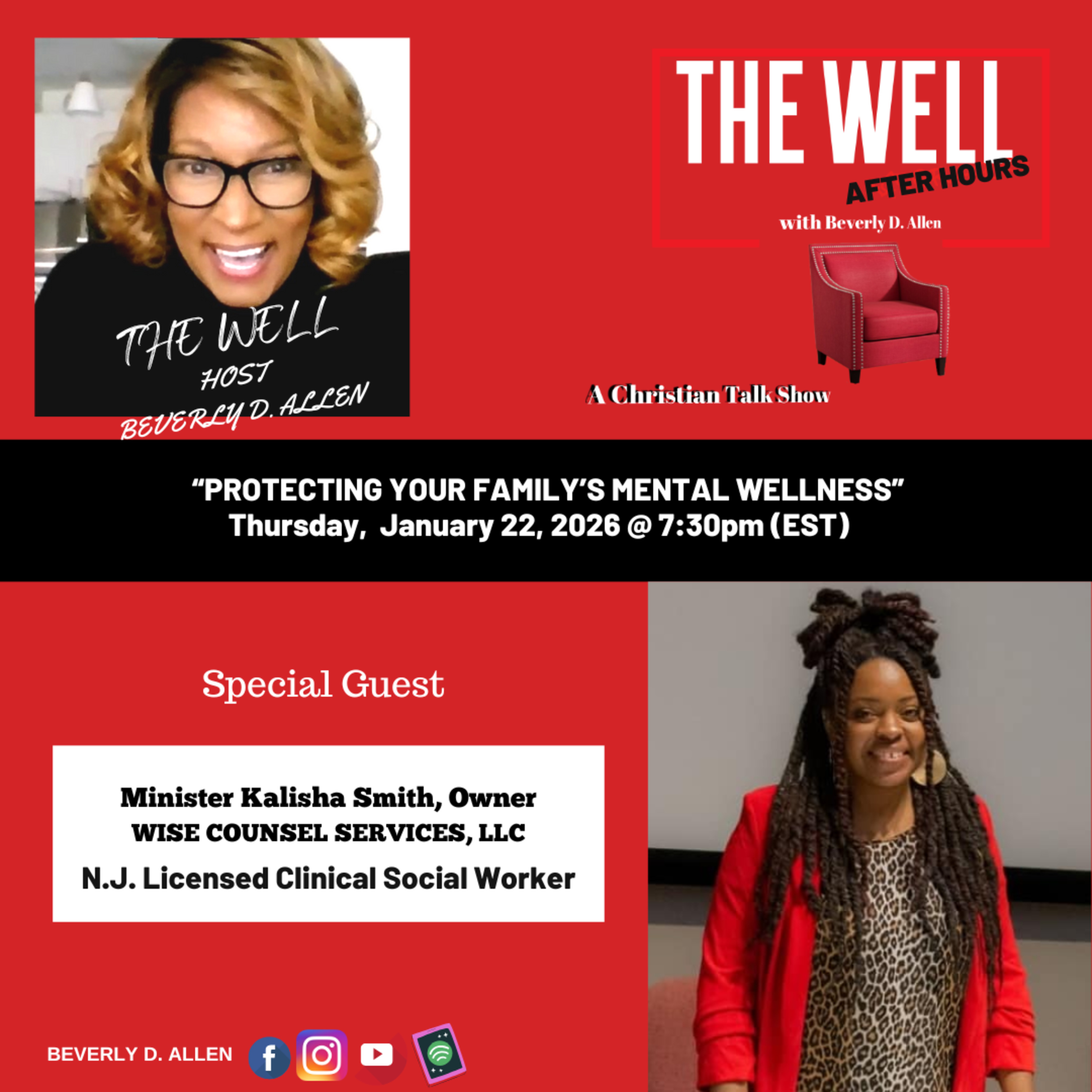 The Well After Hours - Host Beverly D. Allen