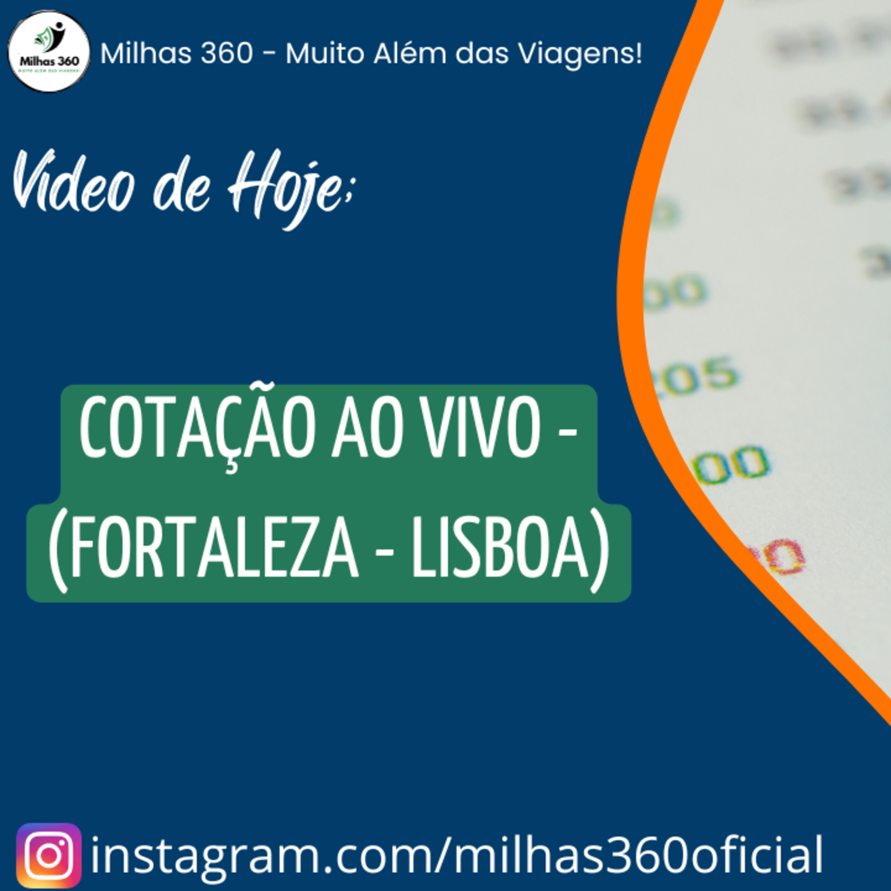 Cotação ao Vivo - Fortaleza - Lisboa