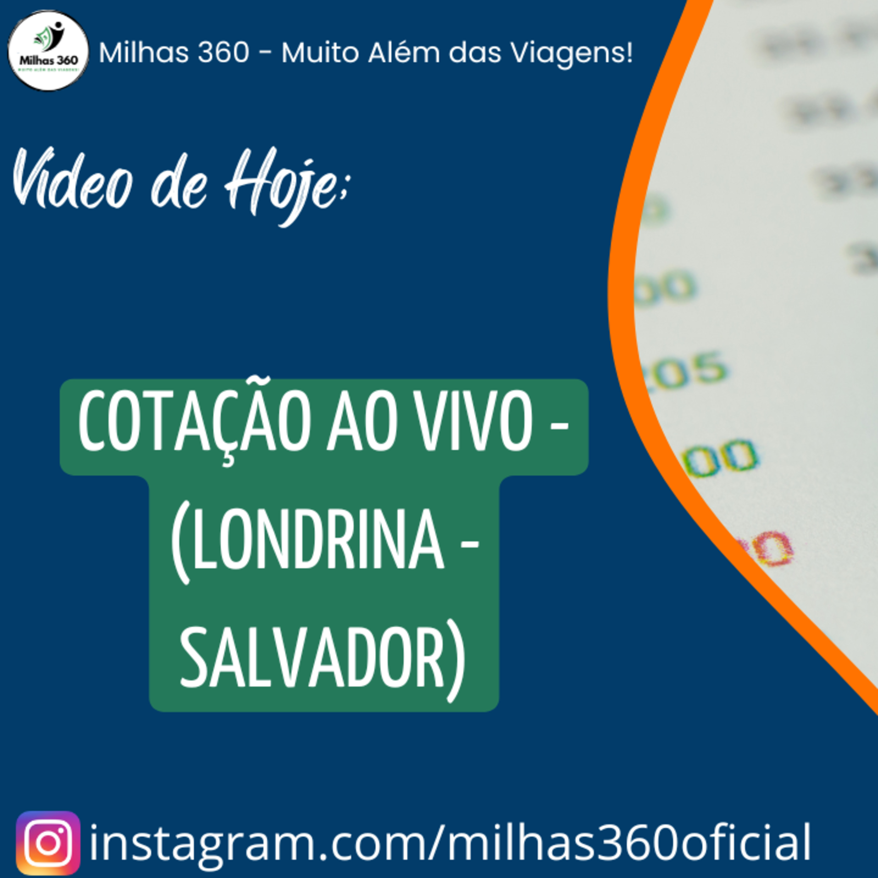 Cotação ao Vivo (Londrina - Salvador)