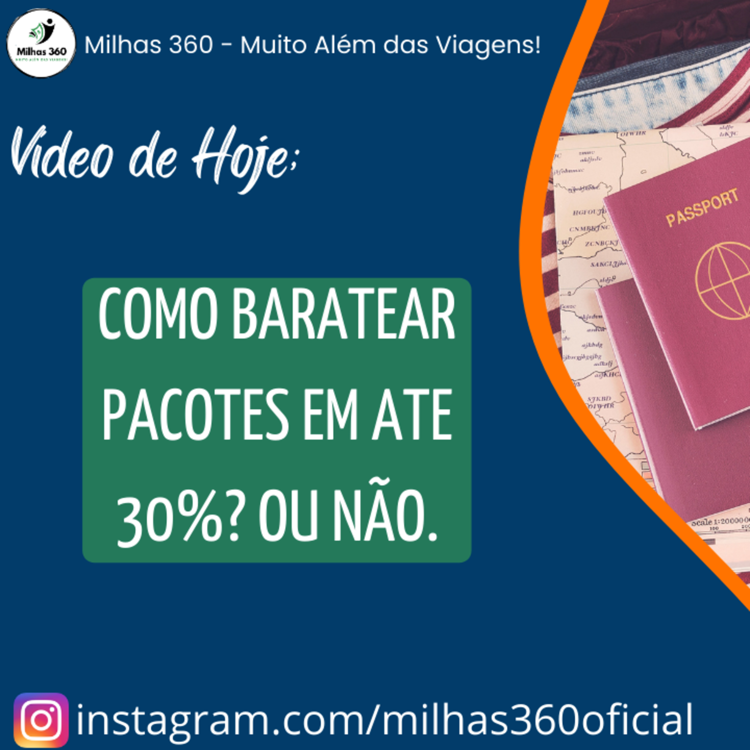 Como baratear pacotes em ate 30%? Ou não.