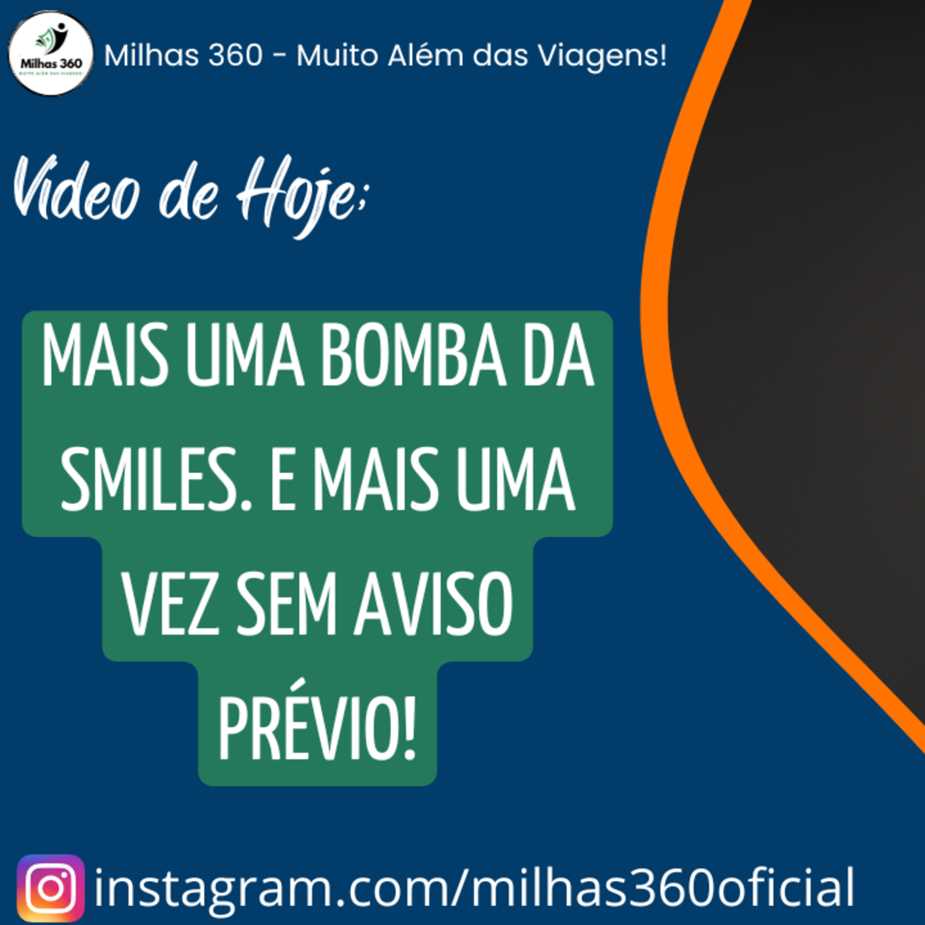 Mais uma bomba da Smiles. E mais uma vez sem aviso prévio!