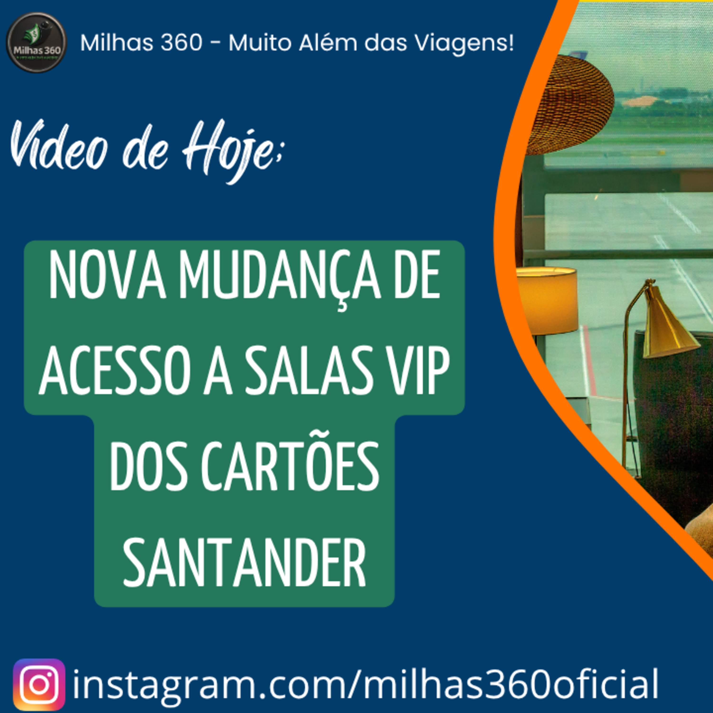 Nova mudança de acesso a salas vip dos Cartões Santander