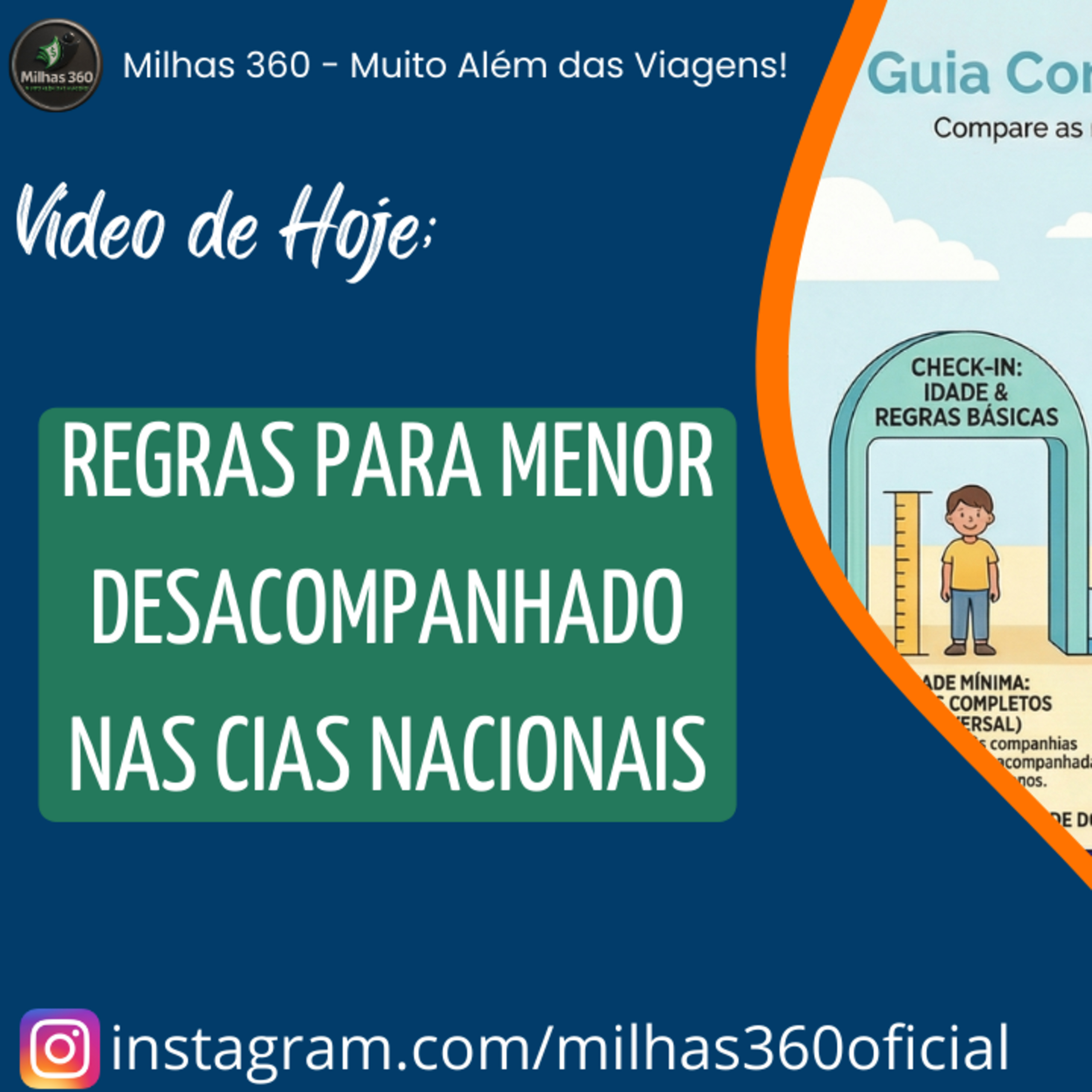 Regras para menor desacompanhado nas Cias Nacionais