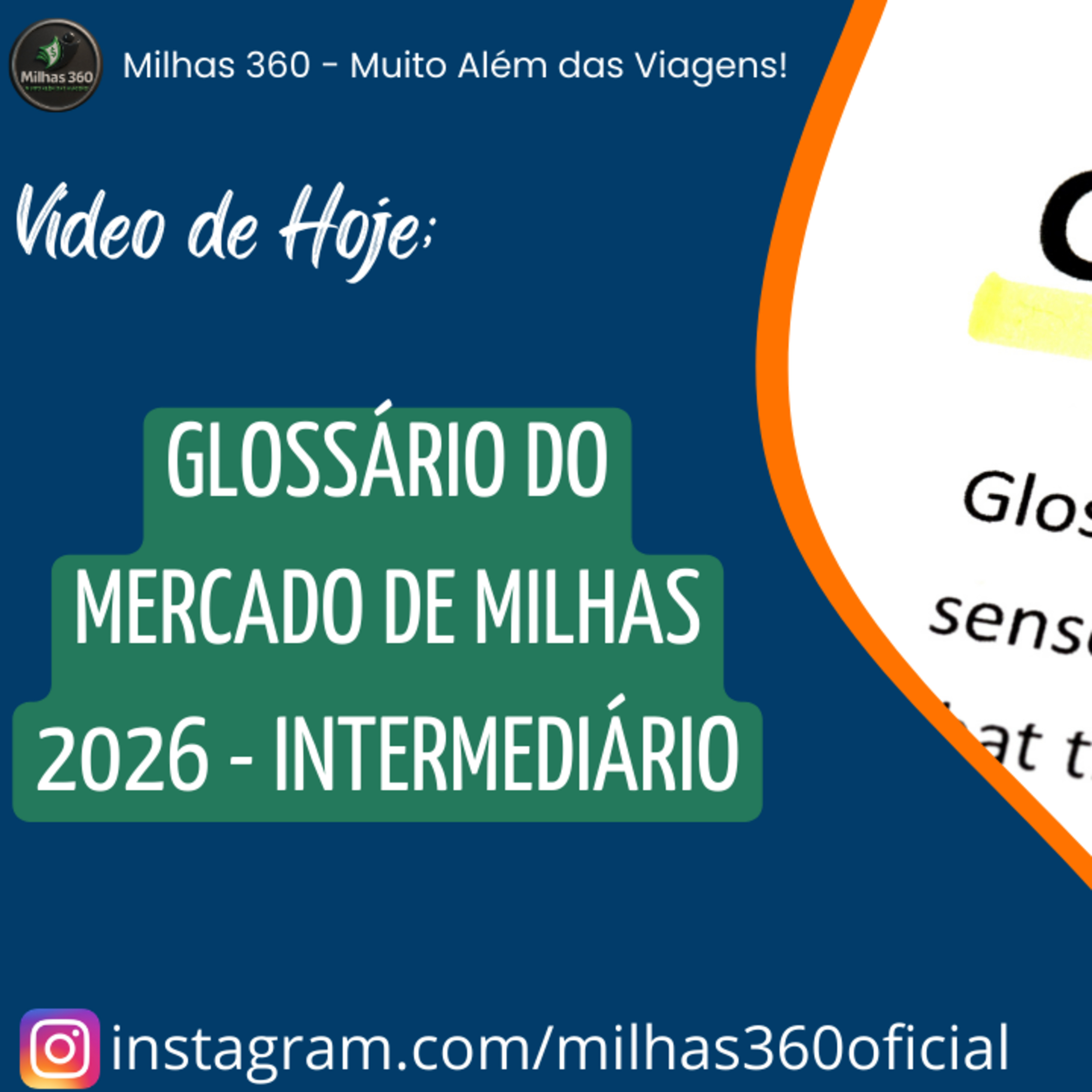 Glossário do Mercado de Milhas 2026 - Intermediario