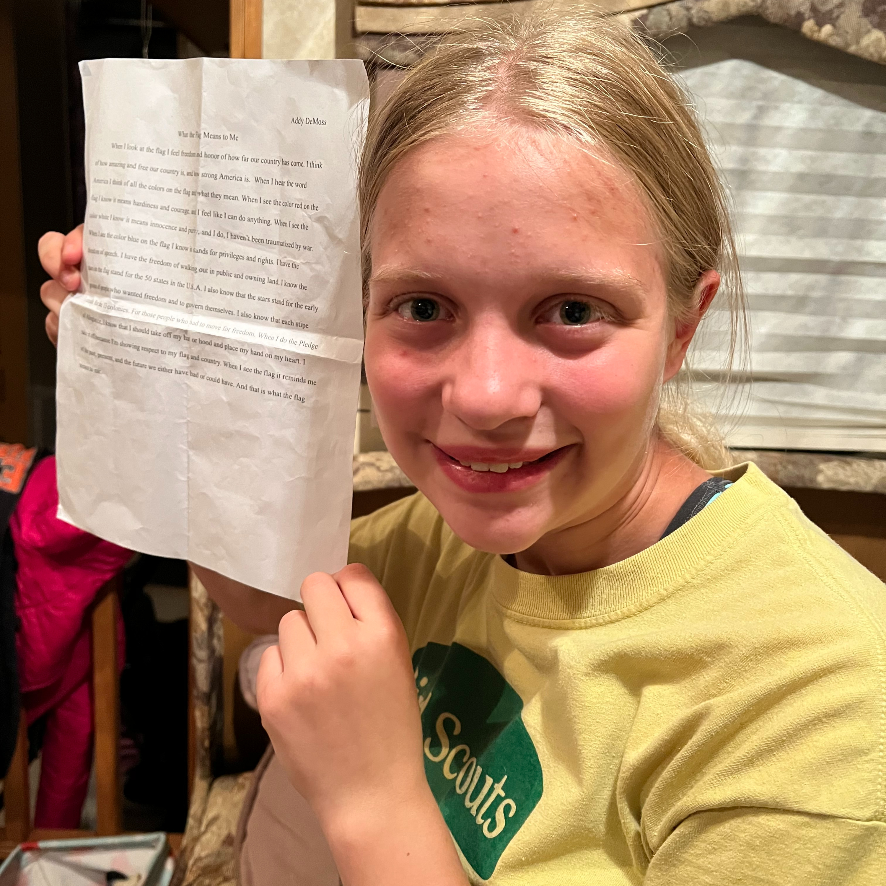 What The Flag Means To Me by Addy DeMoss