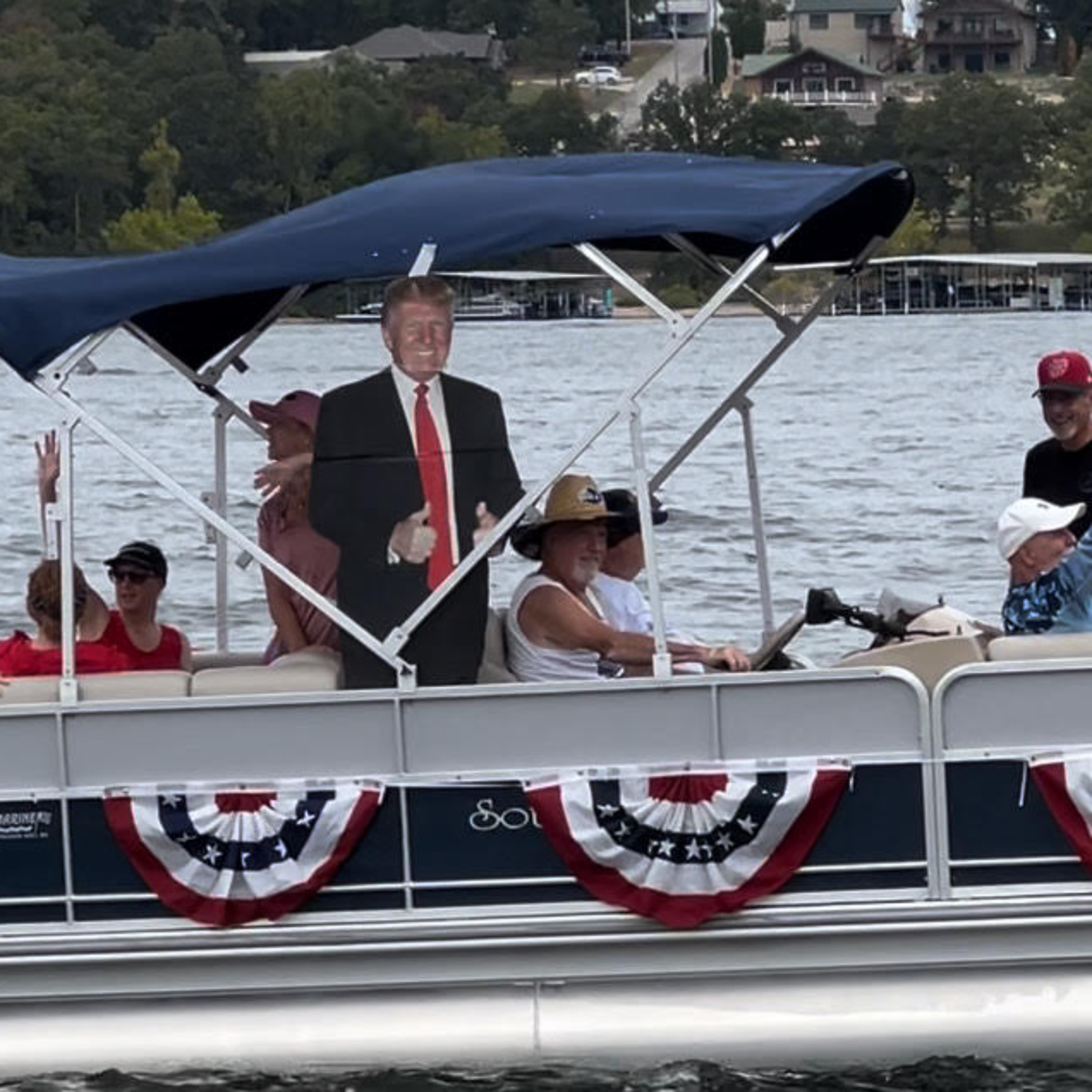 TRUMP BOAT PARADE OZARK STYLE!