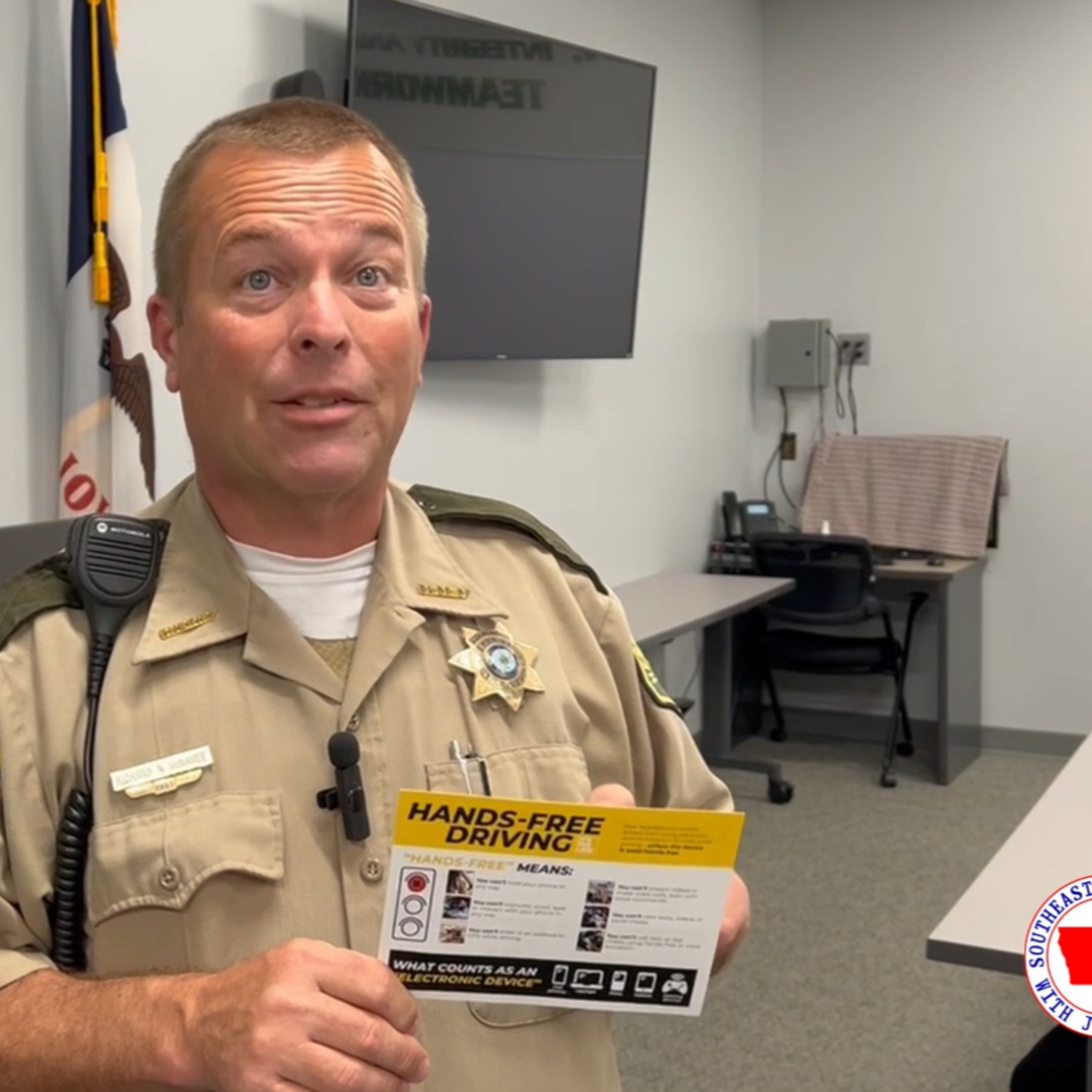 Sheriff Rich McNamee Explains Iowa’s New Hands-Free Driving Law