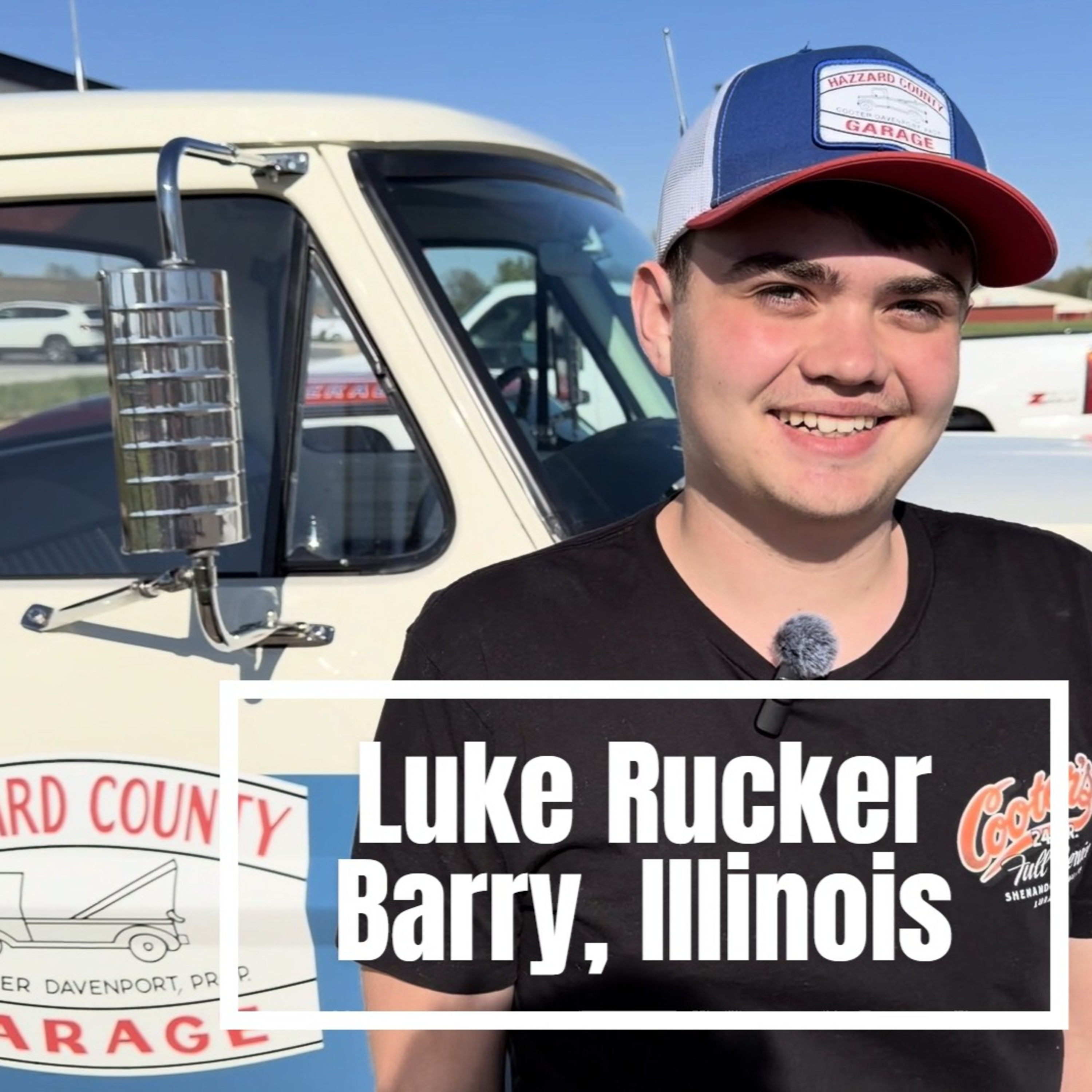 His “First Car” is a Hazzard County Crazy Cooter’s Tow Truck!