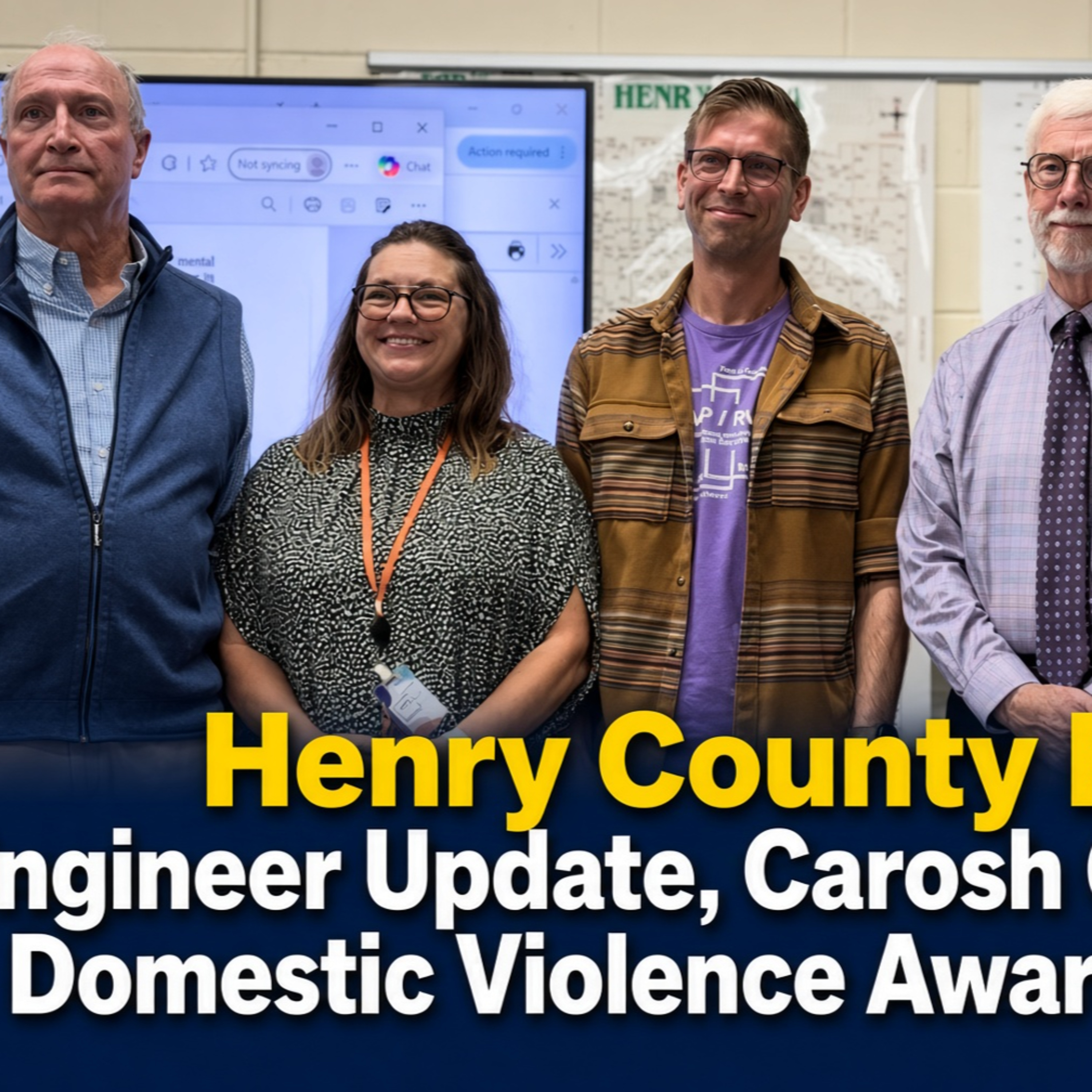 Henry County BOS: Engineer Update, Carosh Compliance & Domestic Violence Awareness Month episode artwork