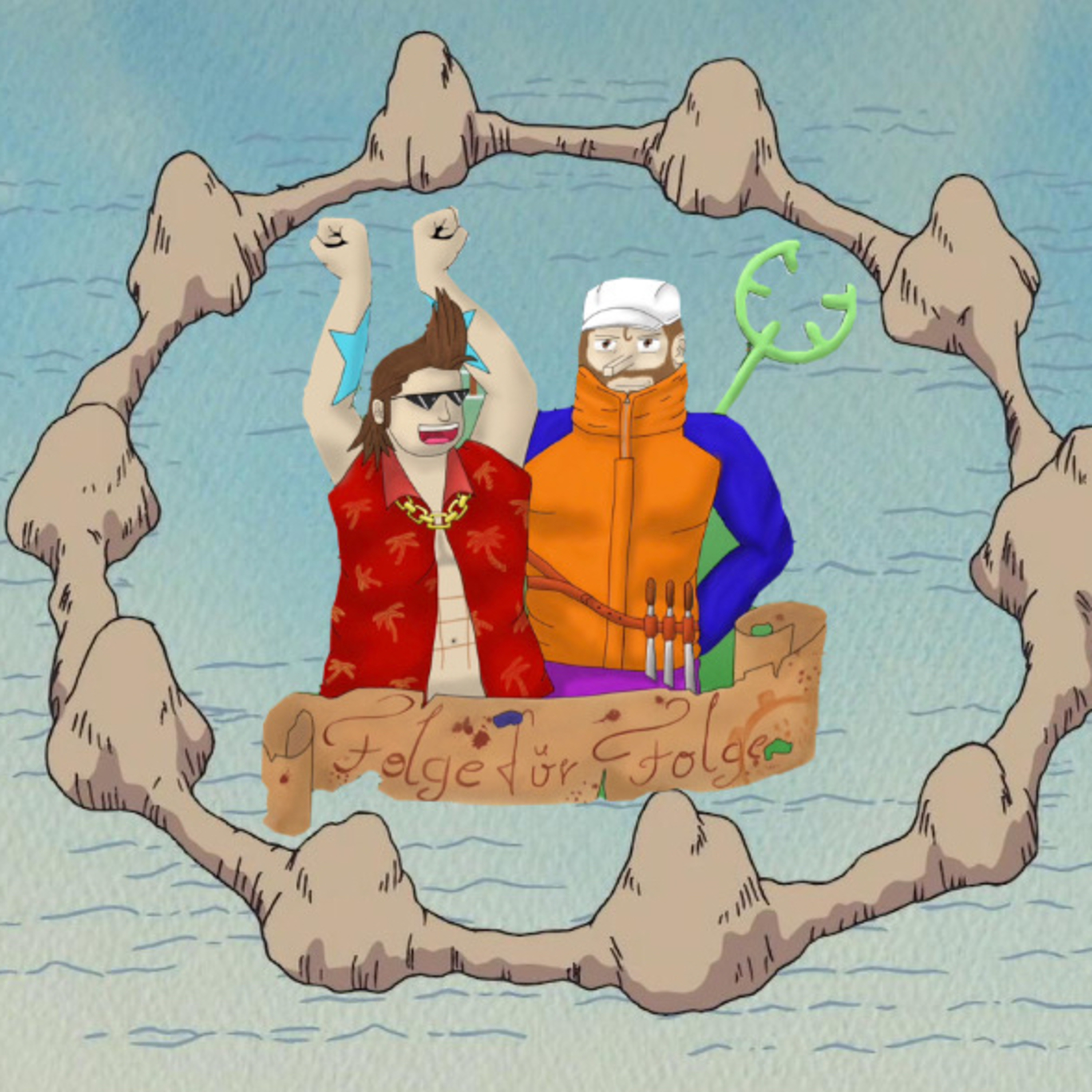 #207| "Das große Abenteuer im Long-Ring-Long-Land!" | One Piece Folge für Folge episode artwork