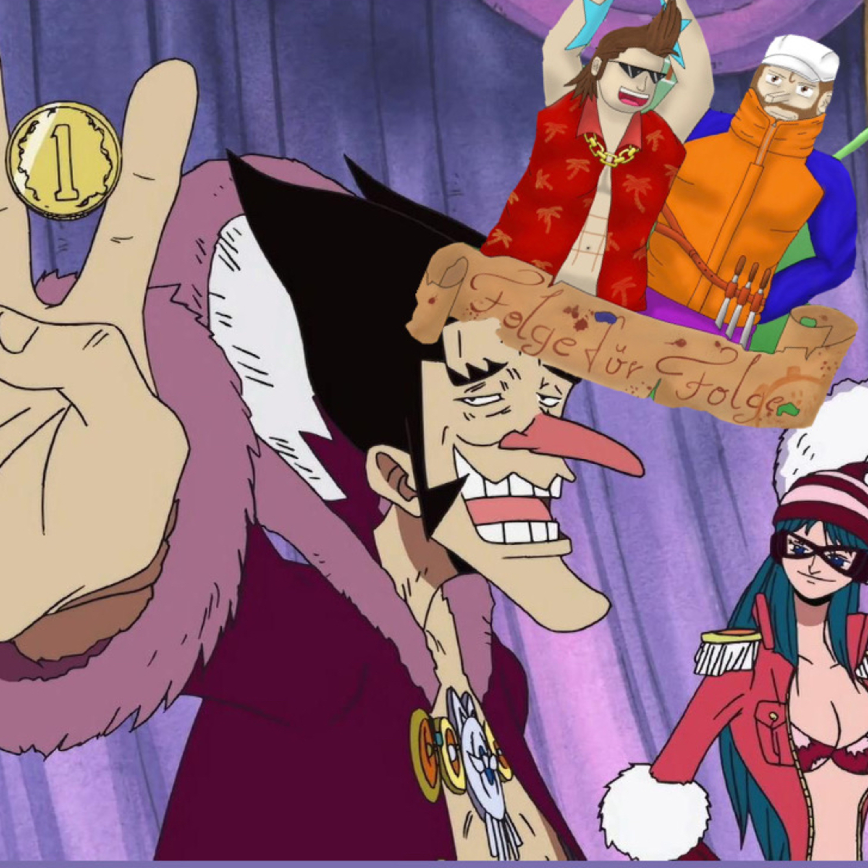 #208| "Die Foxy-Piraten und der Davy-Back-Fight!" | One Piece Folge für Folge episode artwork