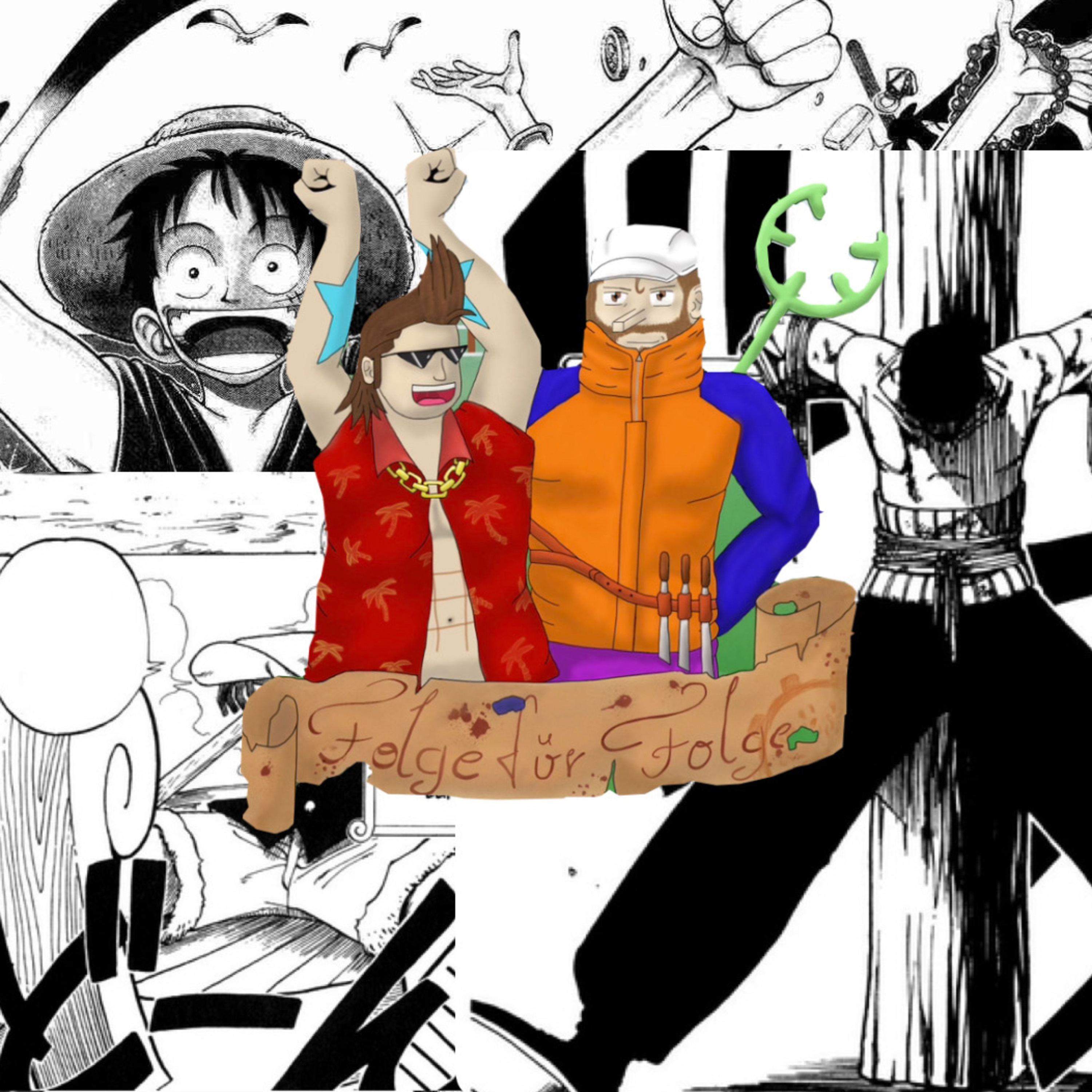  #1-3 | Ruffy und sein Strohhut | Chapter für Chapter | One Piece Manga episode artwork