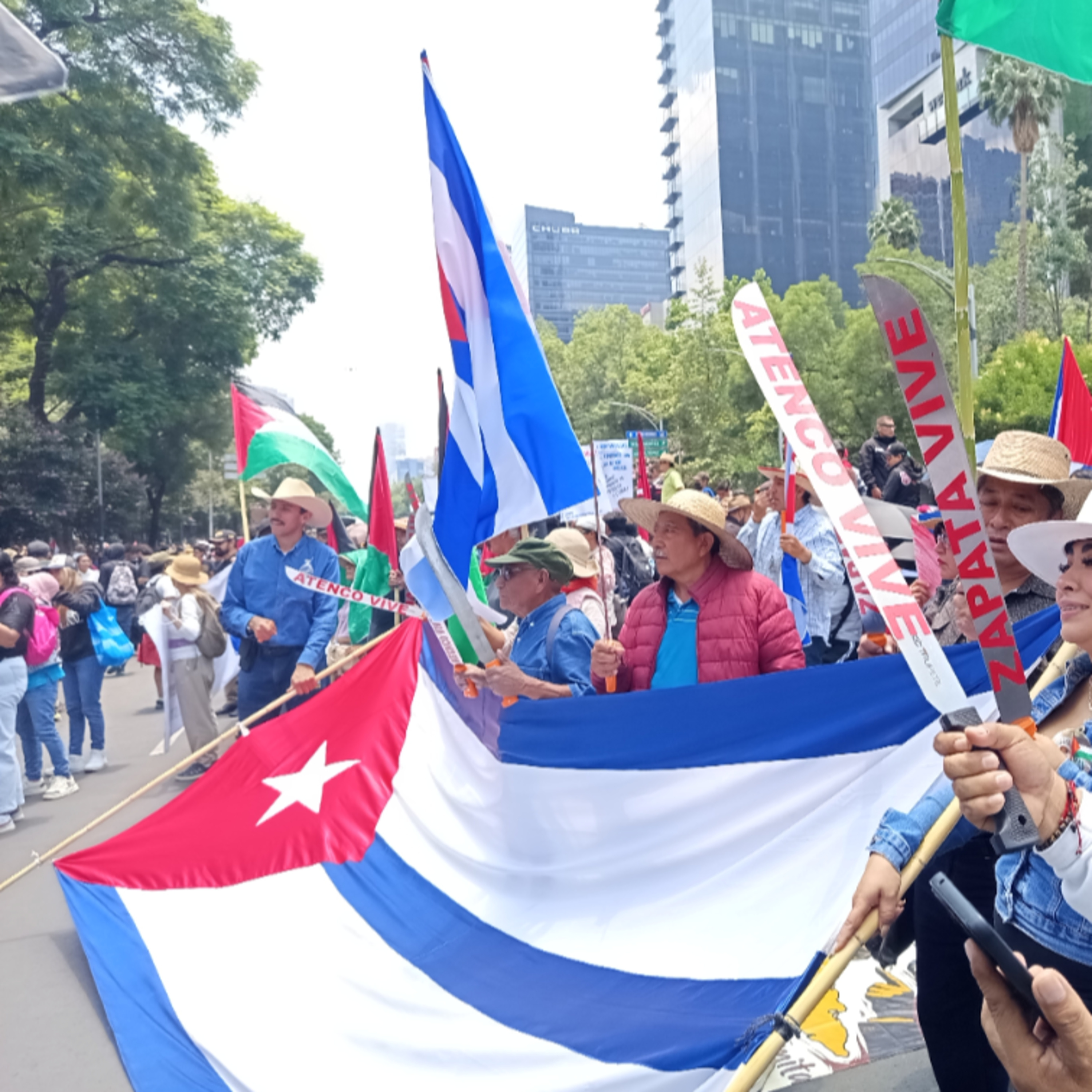 marcha en la ciudad de México en solidaridad con Cuba  episode artwork