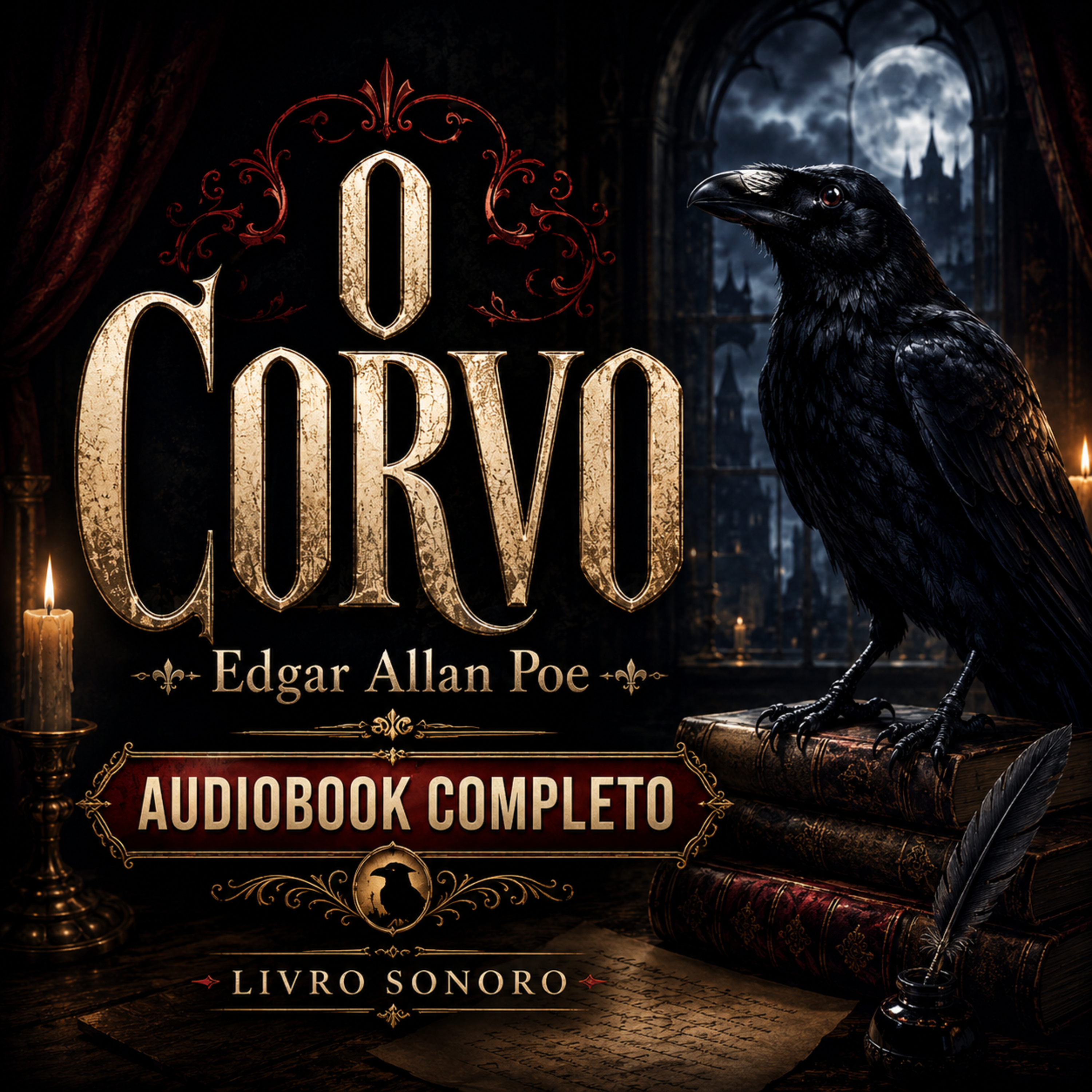 O Corvo — Edgar Allan Poe | Poema Narrado