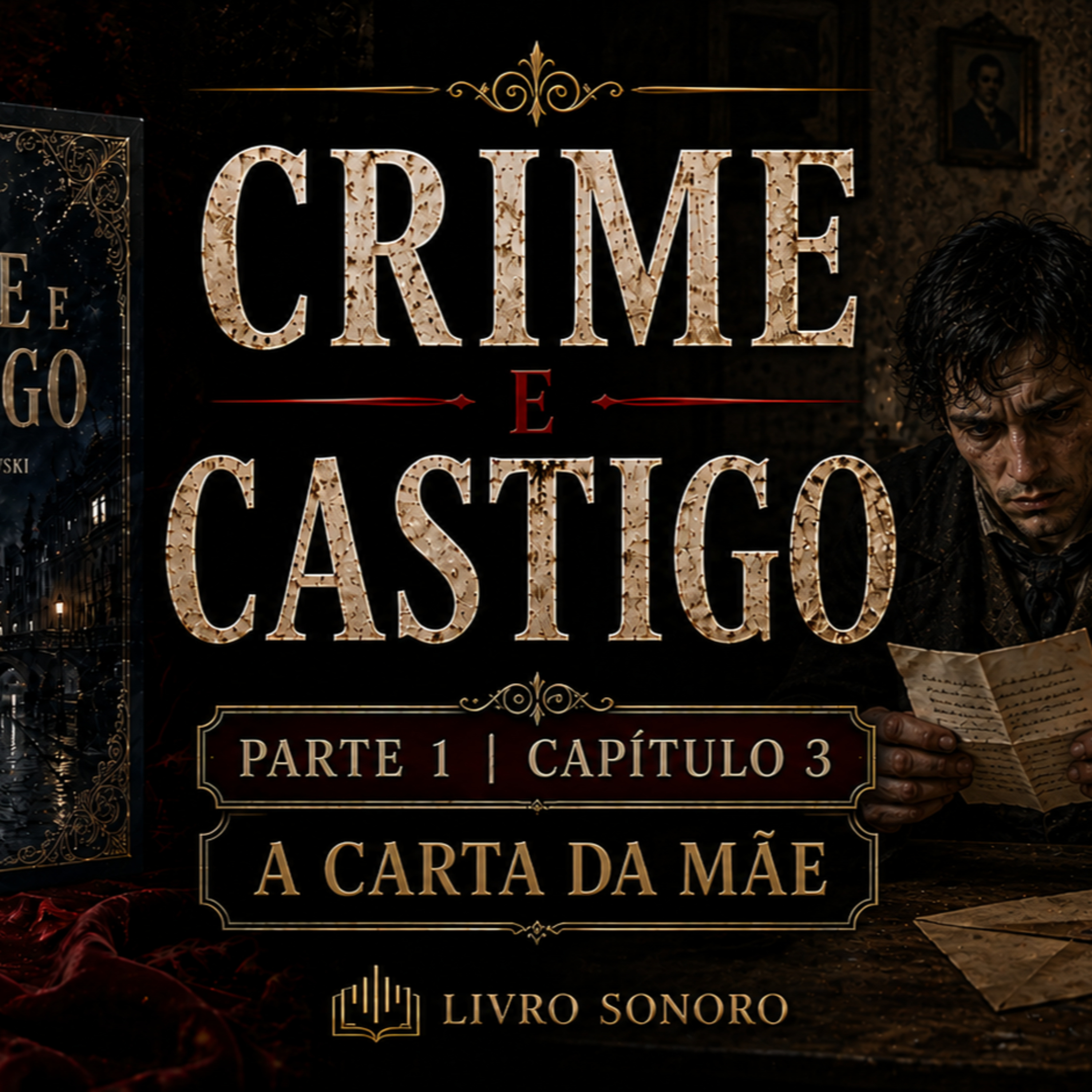 CRIME E CASTIGO — CAPÍTULO 3: A CARTA | FIODÓR DOSTOIÉVSKI | AUDIOLIVRO