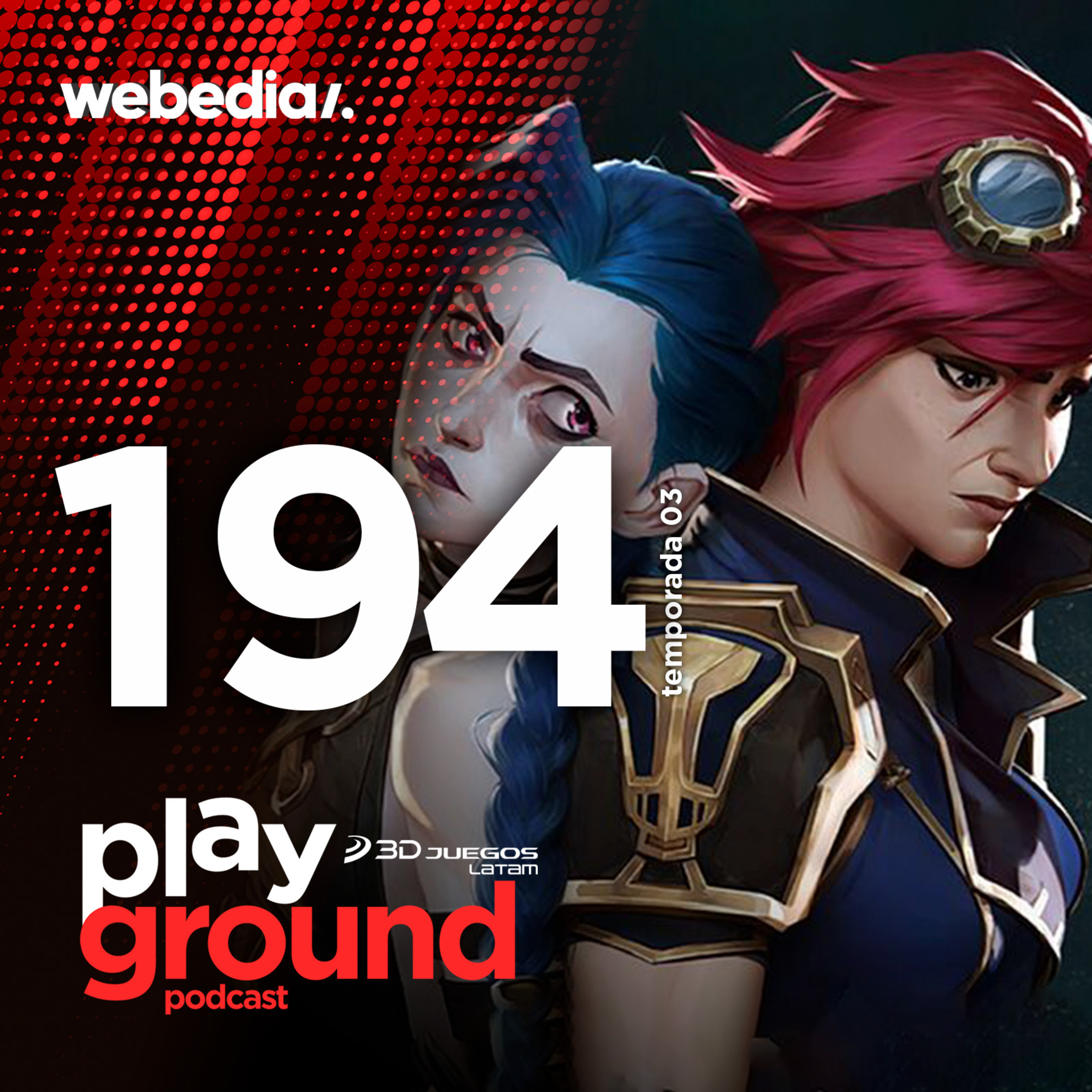 Playground Show Episodio 194 - ¿Arcane temporada 2 es la mejor serie de 2024? #podcast episode artwork