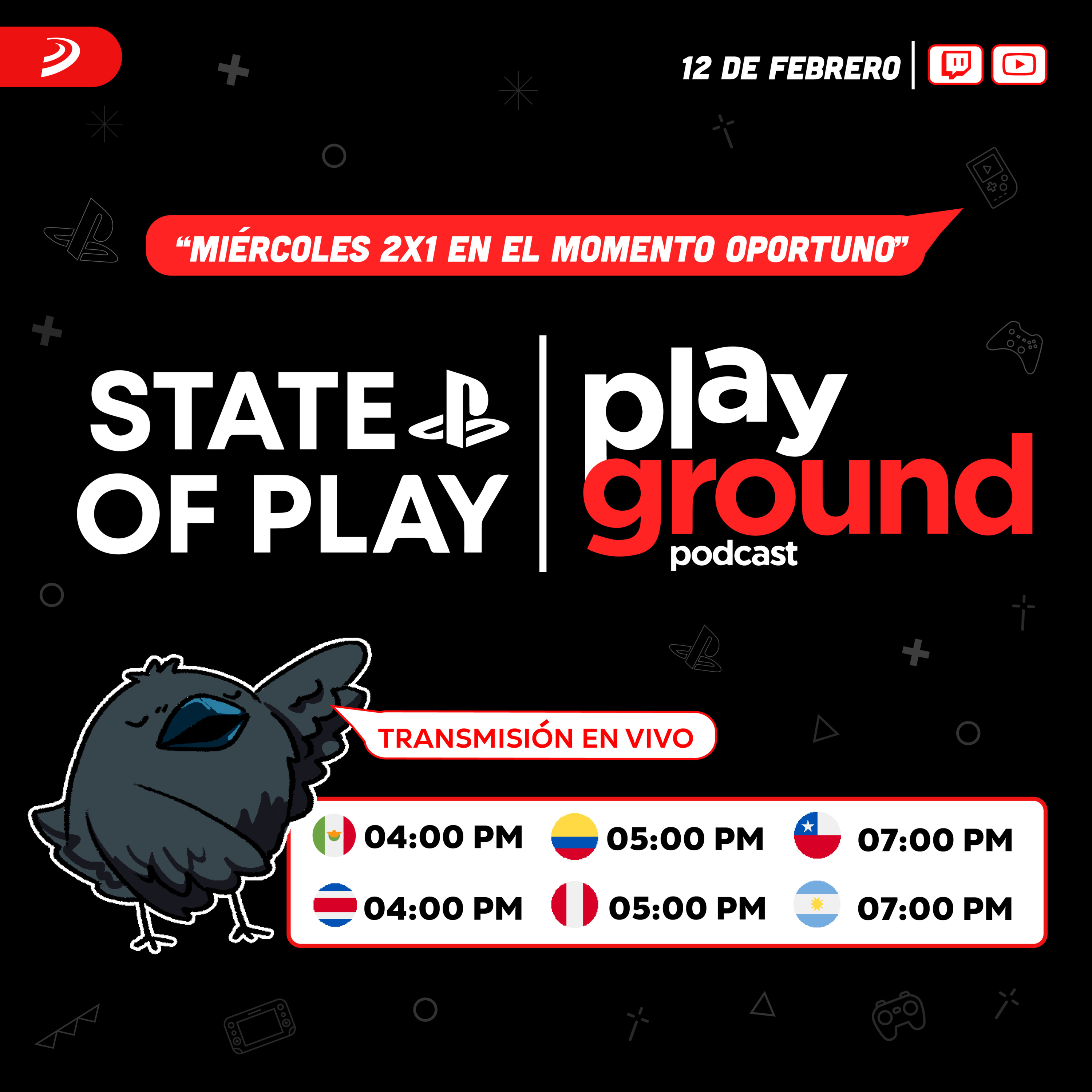 Playground Show Episodio Especial - Reaccionando a los anuncios del State of Play Febrero 2025