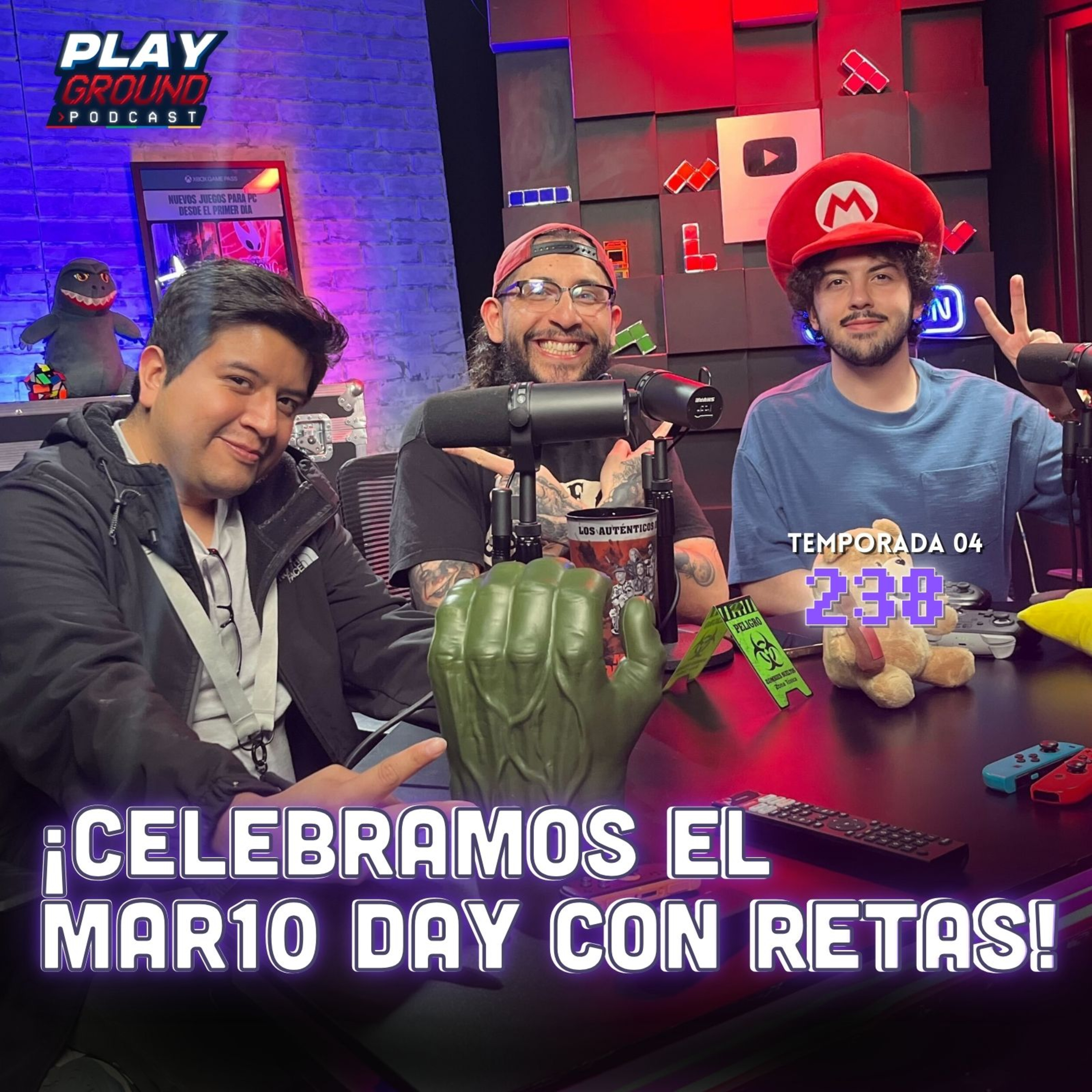 Playground Show Episodio 238 - ¡RETAS DE MARIO KART! Y ¿CUÁL ES TU MARIO BROS. FAVORITO? episode artwork