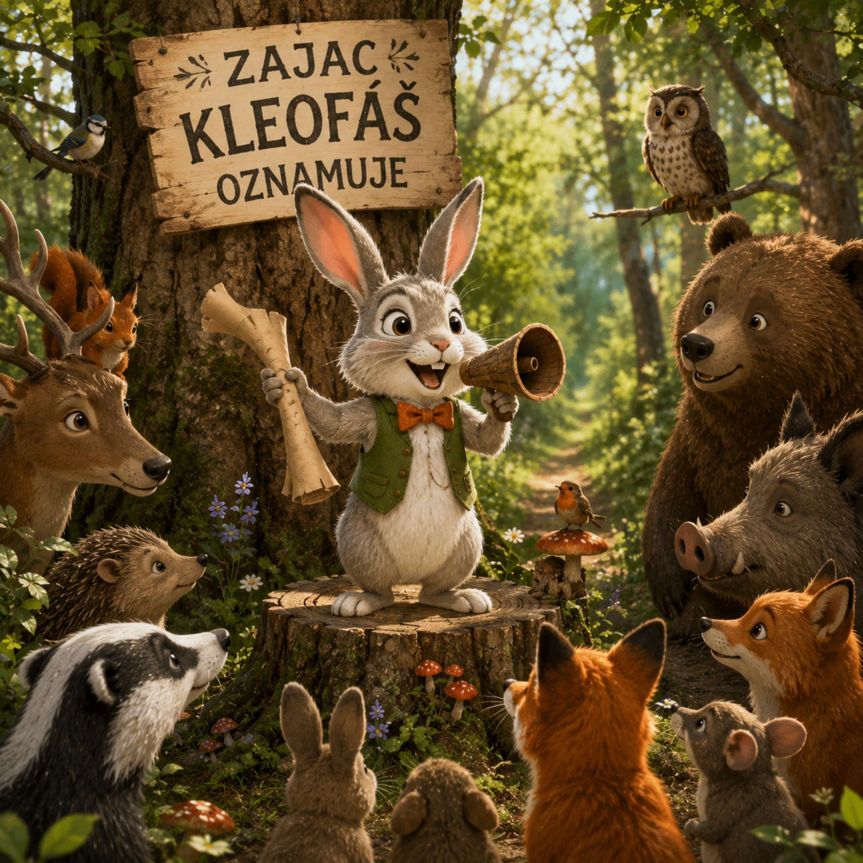 Zajac KLEOFÁŠ oznamuje episode artwork