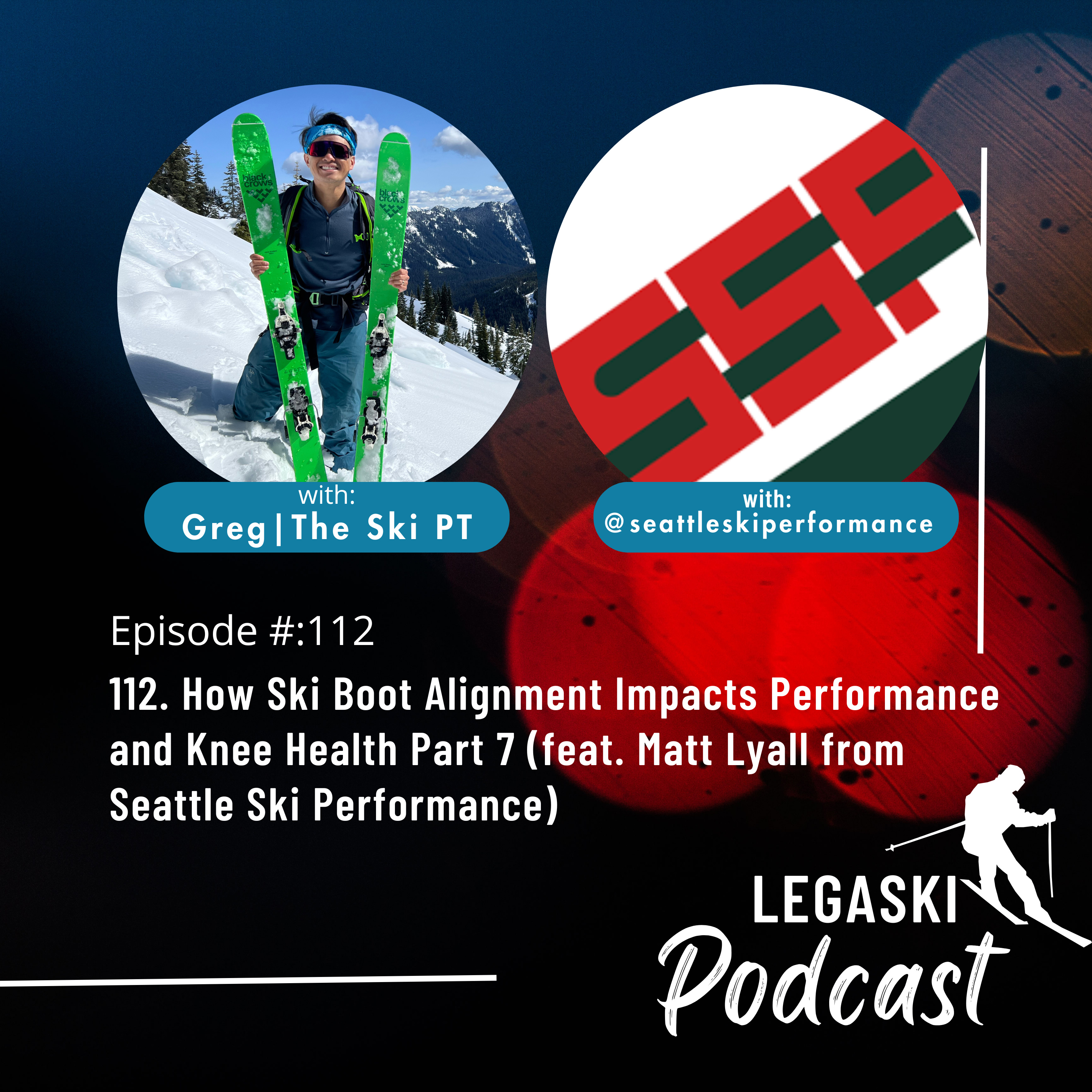 112. How Ski Boot Alignment Impacts Performance and Knee Health Part 7 (feat. Matt Lyall from Seattle Ski Performance) episode artwork