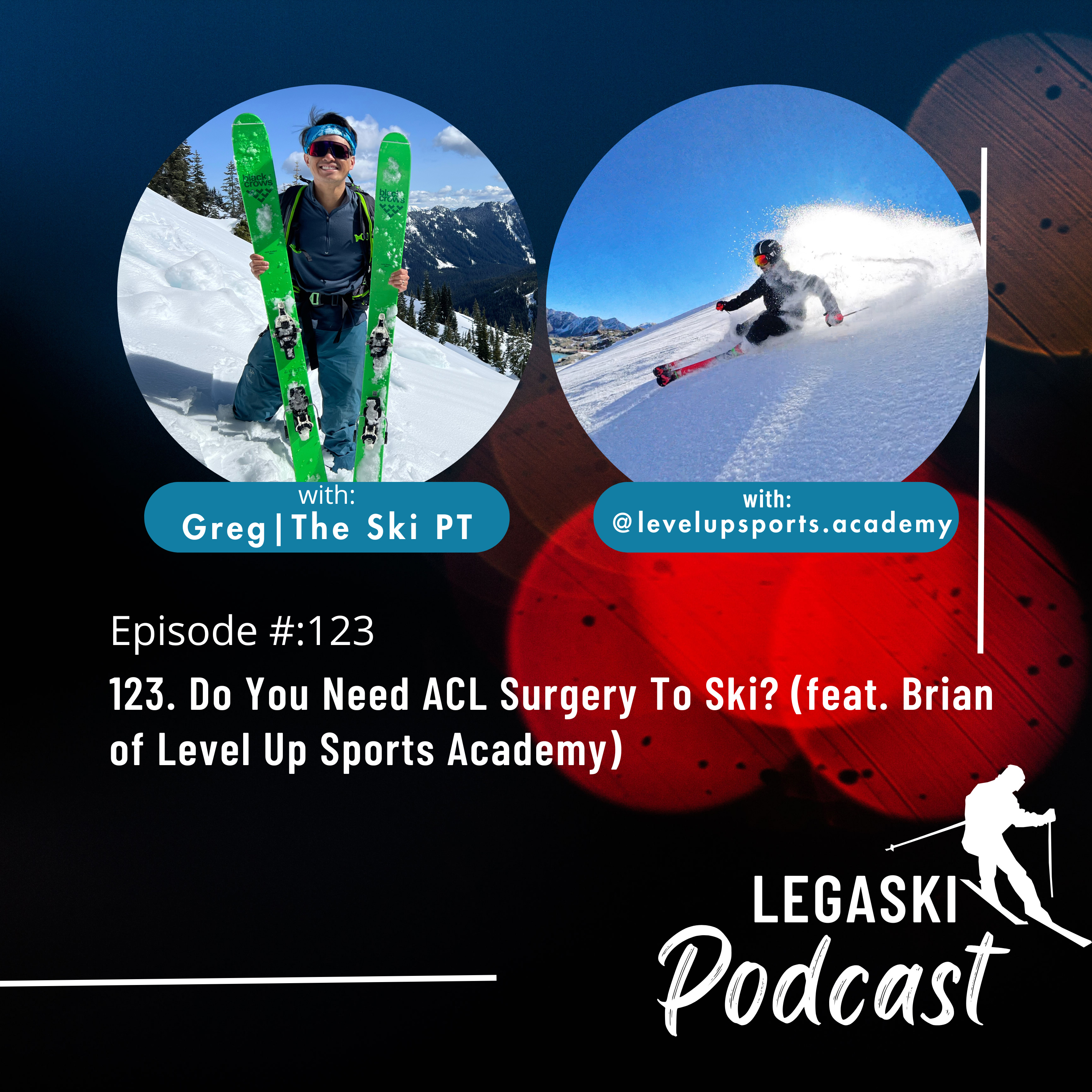 123. Do You Need ACL Surgery To Ski? (feat. Brian of Level Up Sports Academy) episode artwork