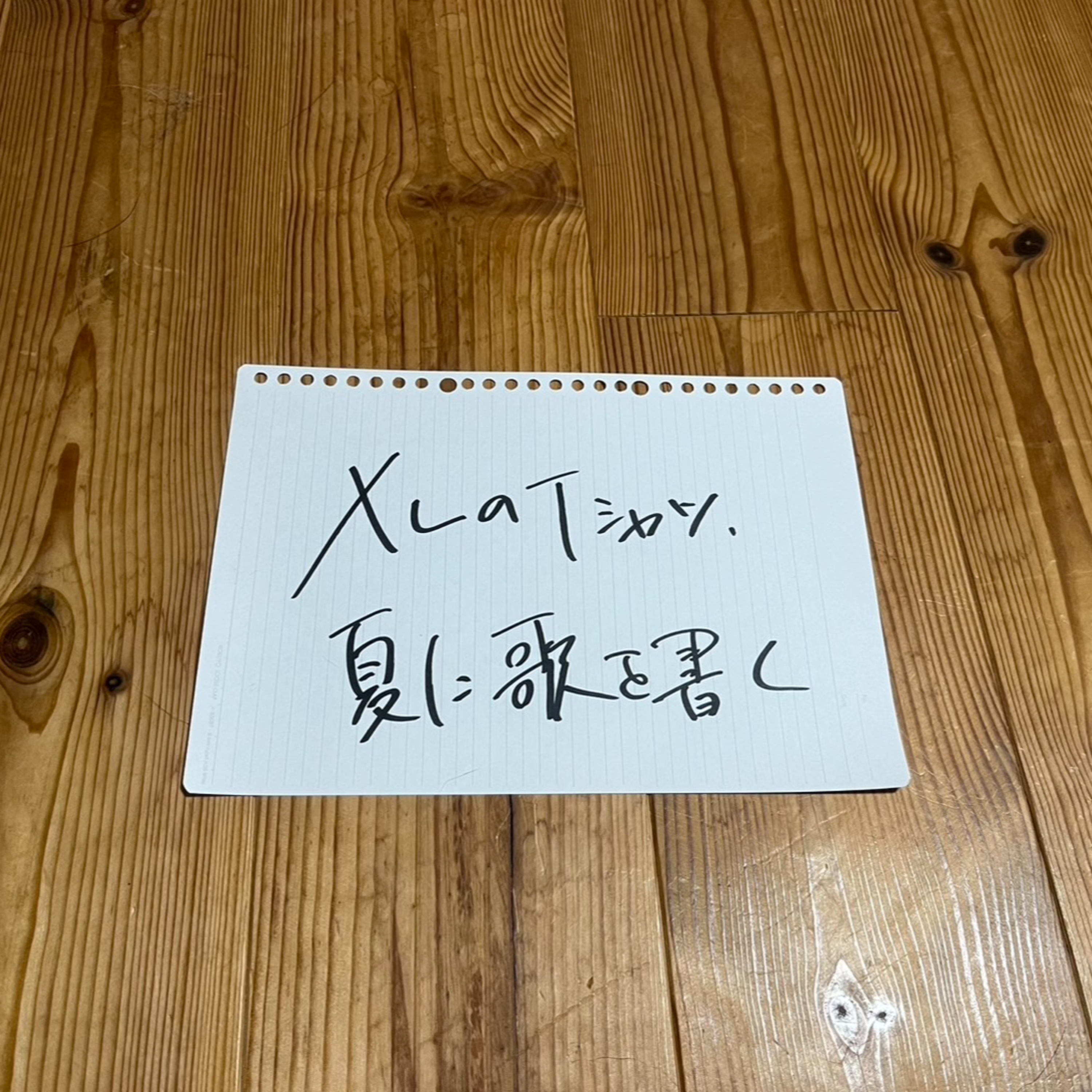 第108回「XLのTシャツ、夏に歌を書く」 episode artwork